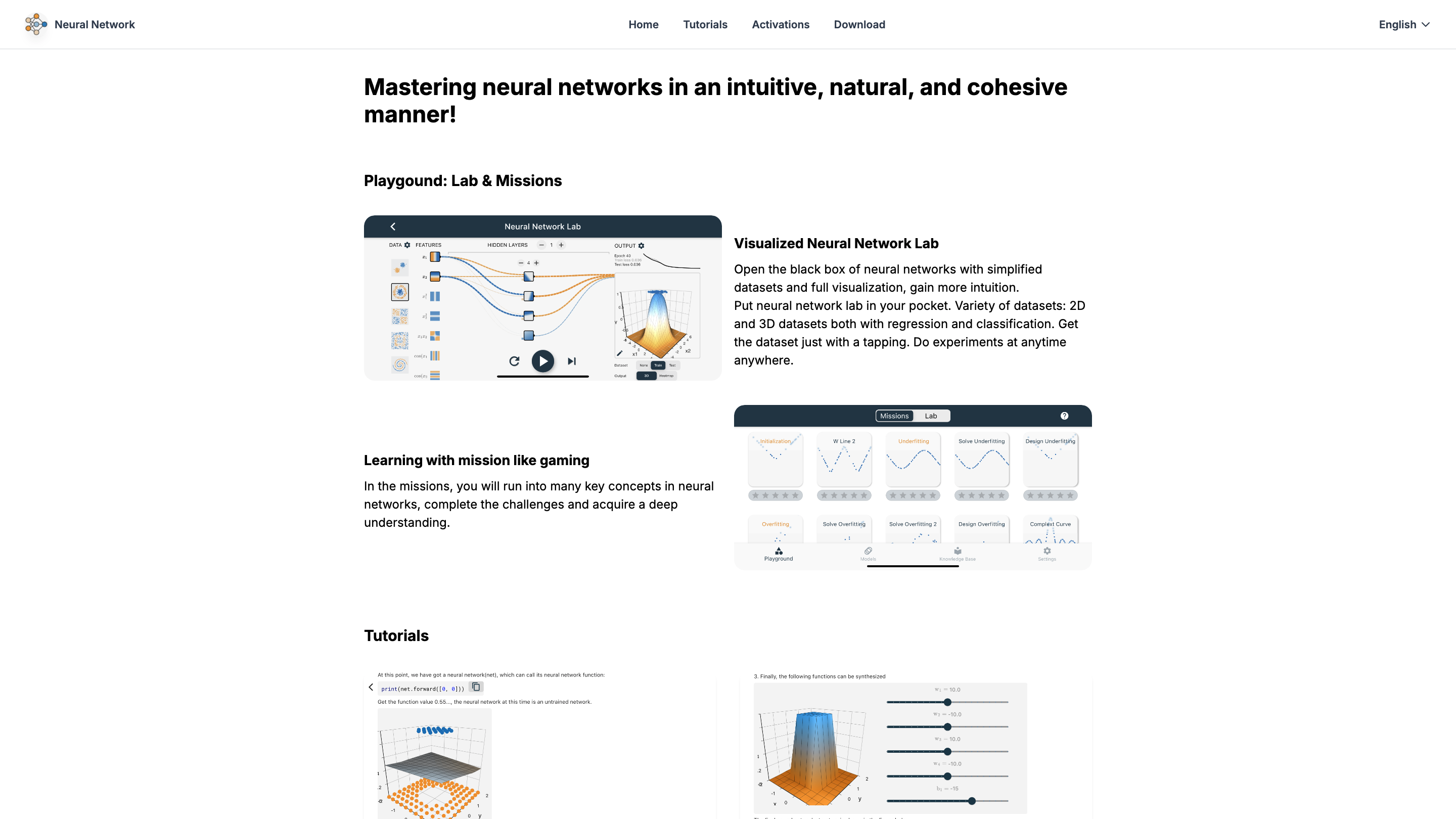 Neural Network Playground