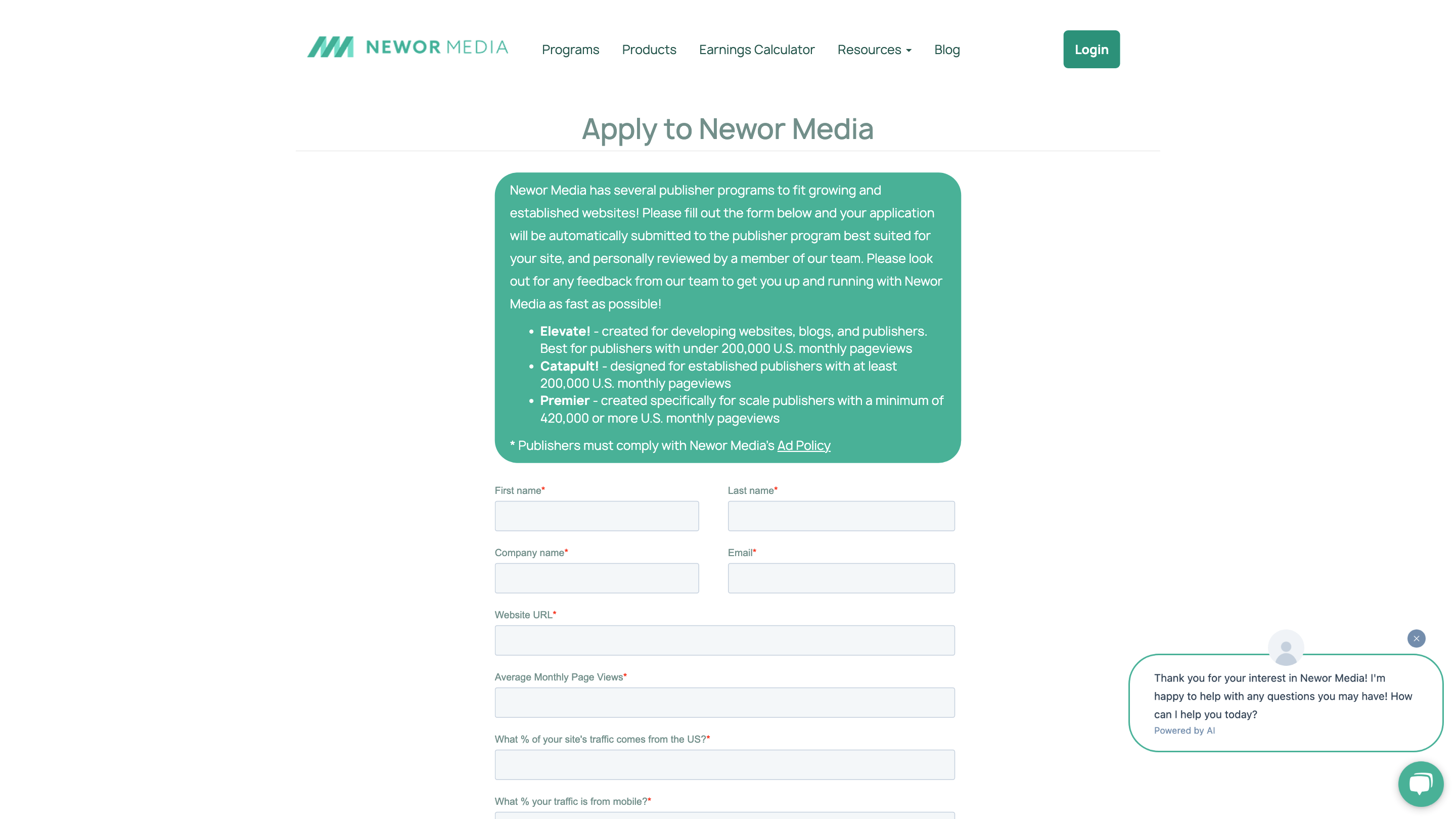 Newor Media - Professional Ad Management