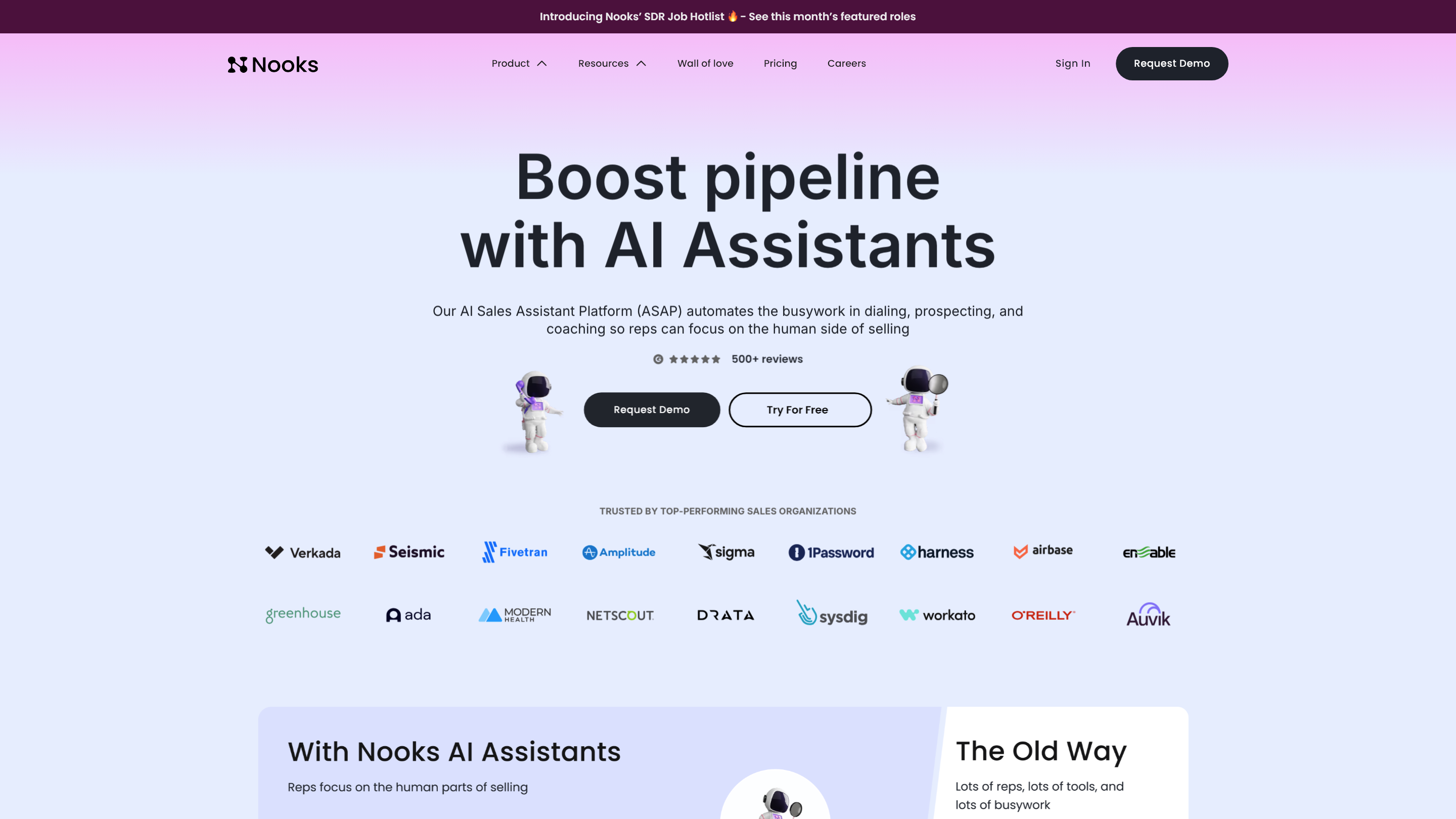 Nooks | AI Powered Parallel Dialer and Virtual Salesfloor