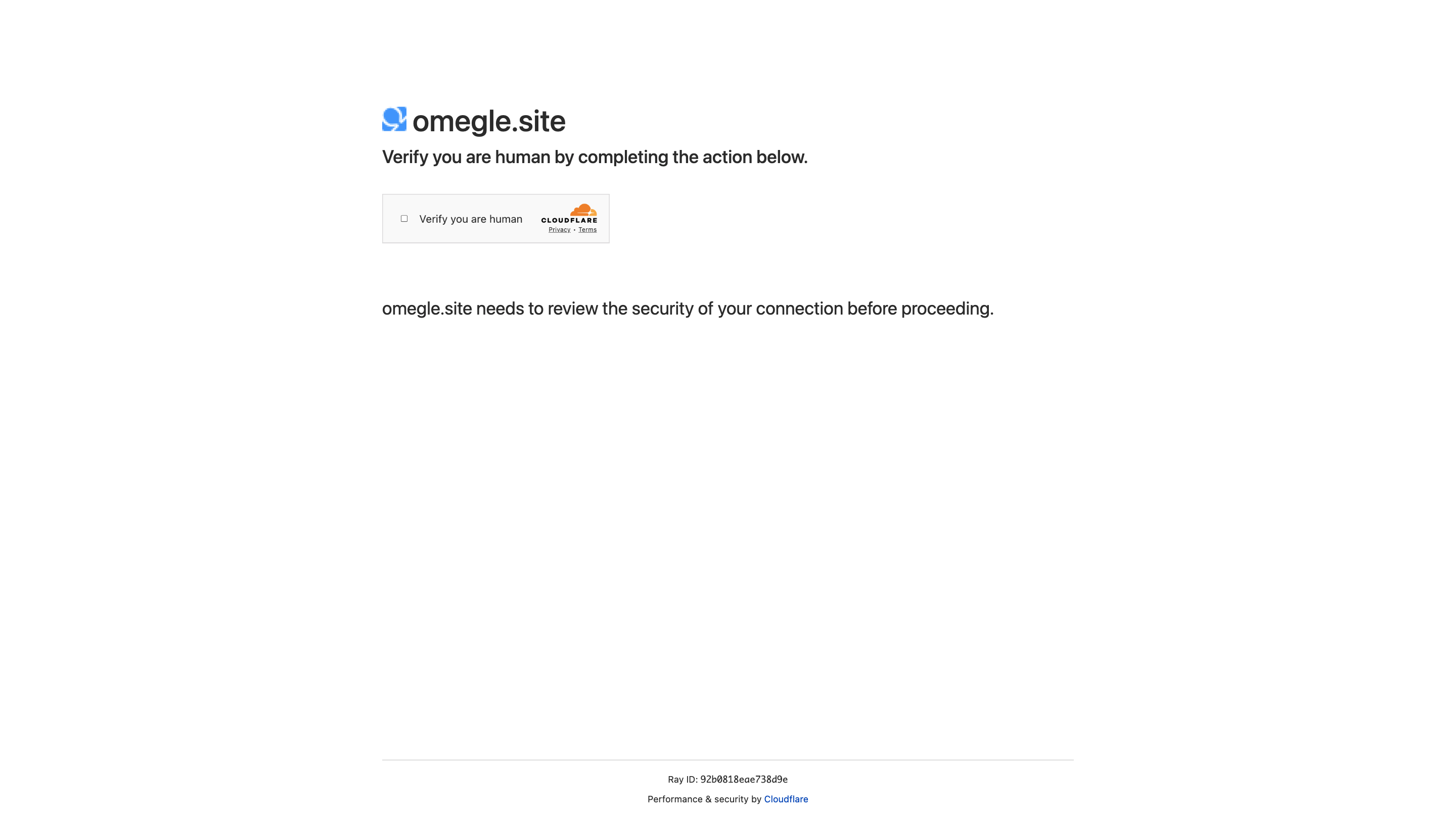 Omegle Talk To Strangers