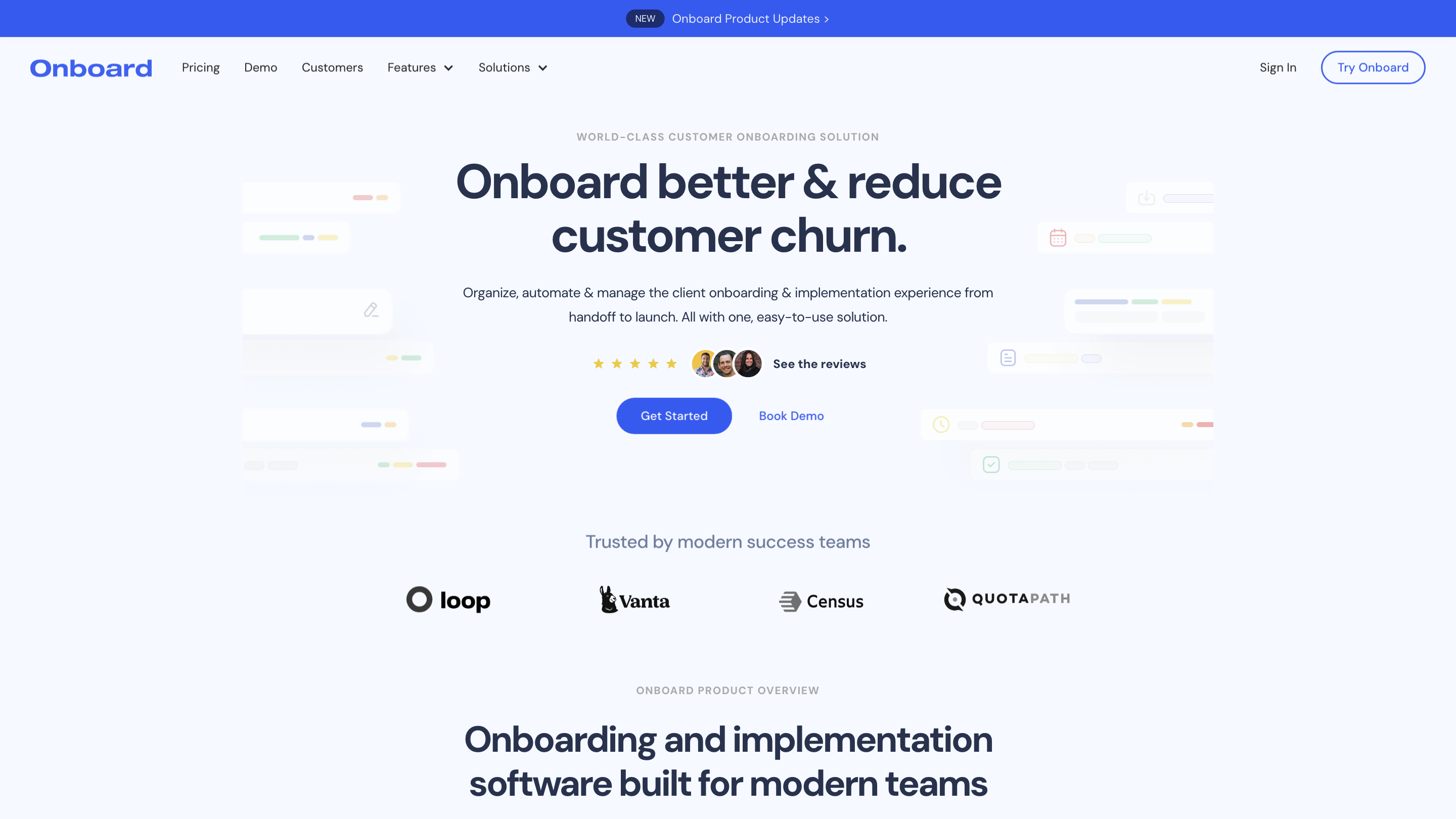 Onboard - Customer Onboarding Software for Success Teams