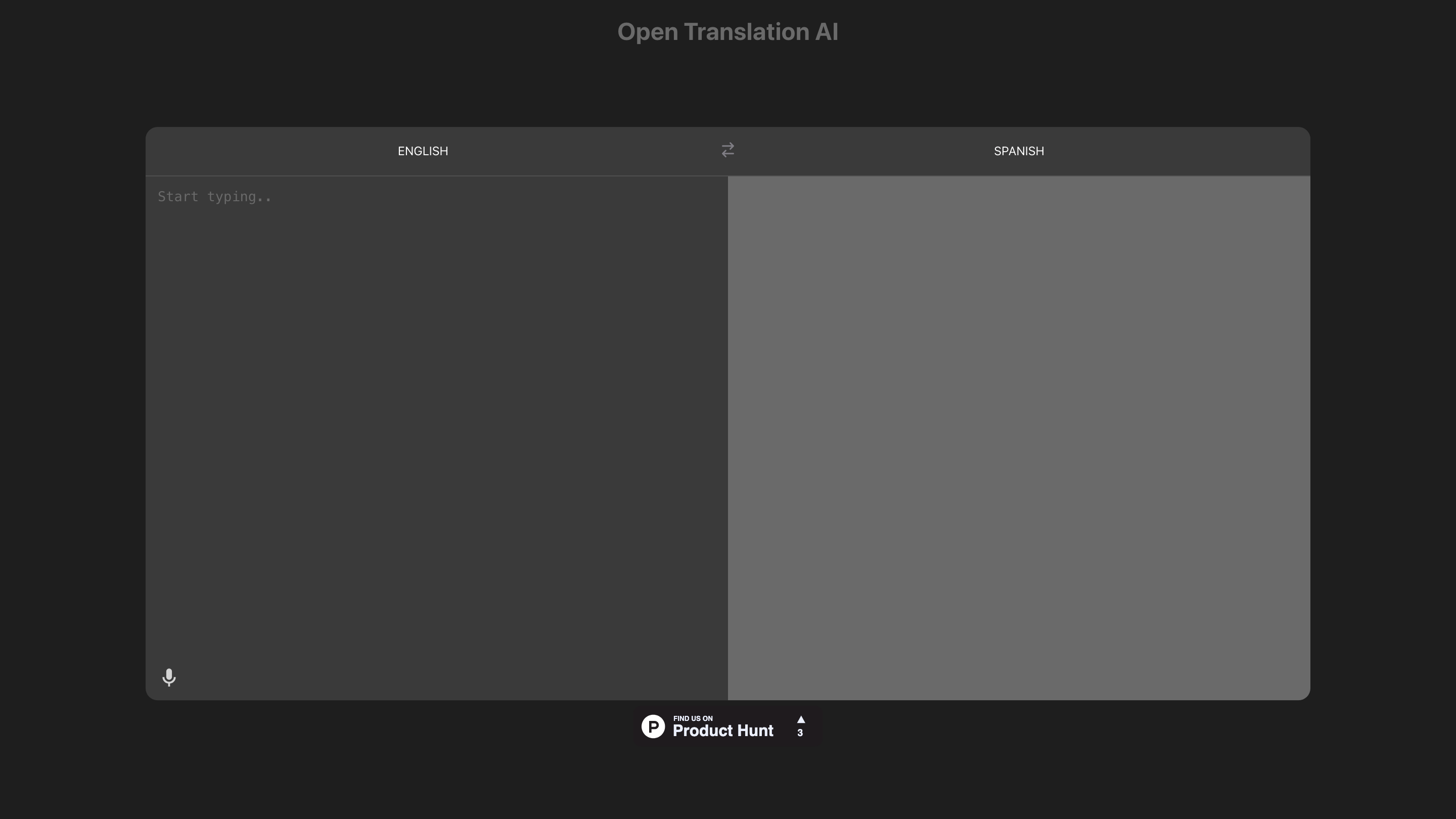 Open Translation AI