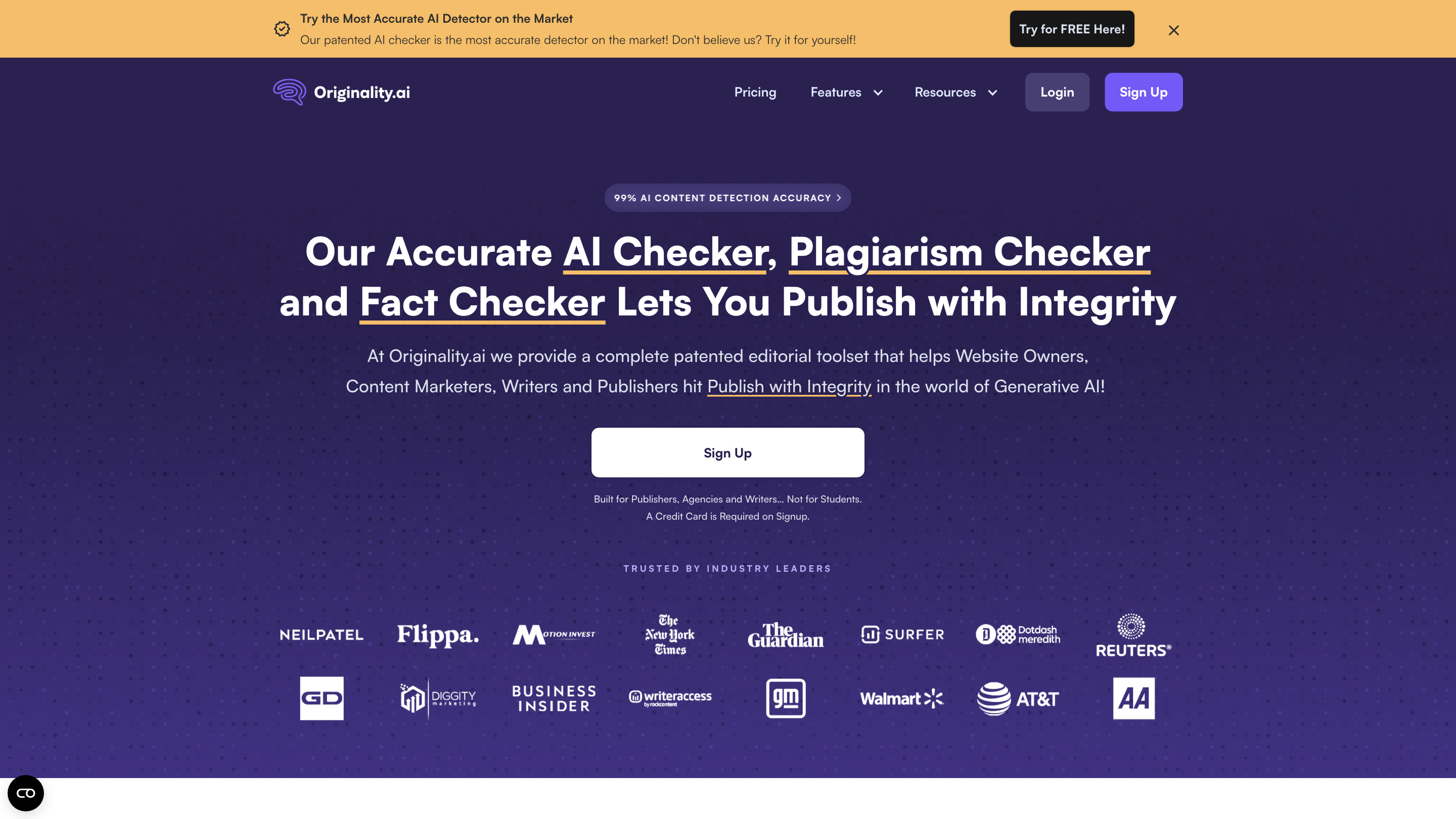 Originality.AI - AI Content Checker and Plagiarism Check