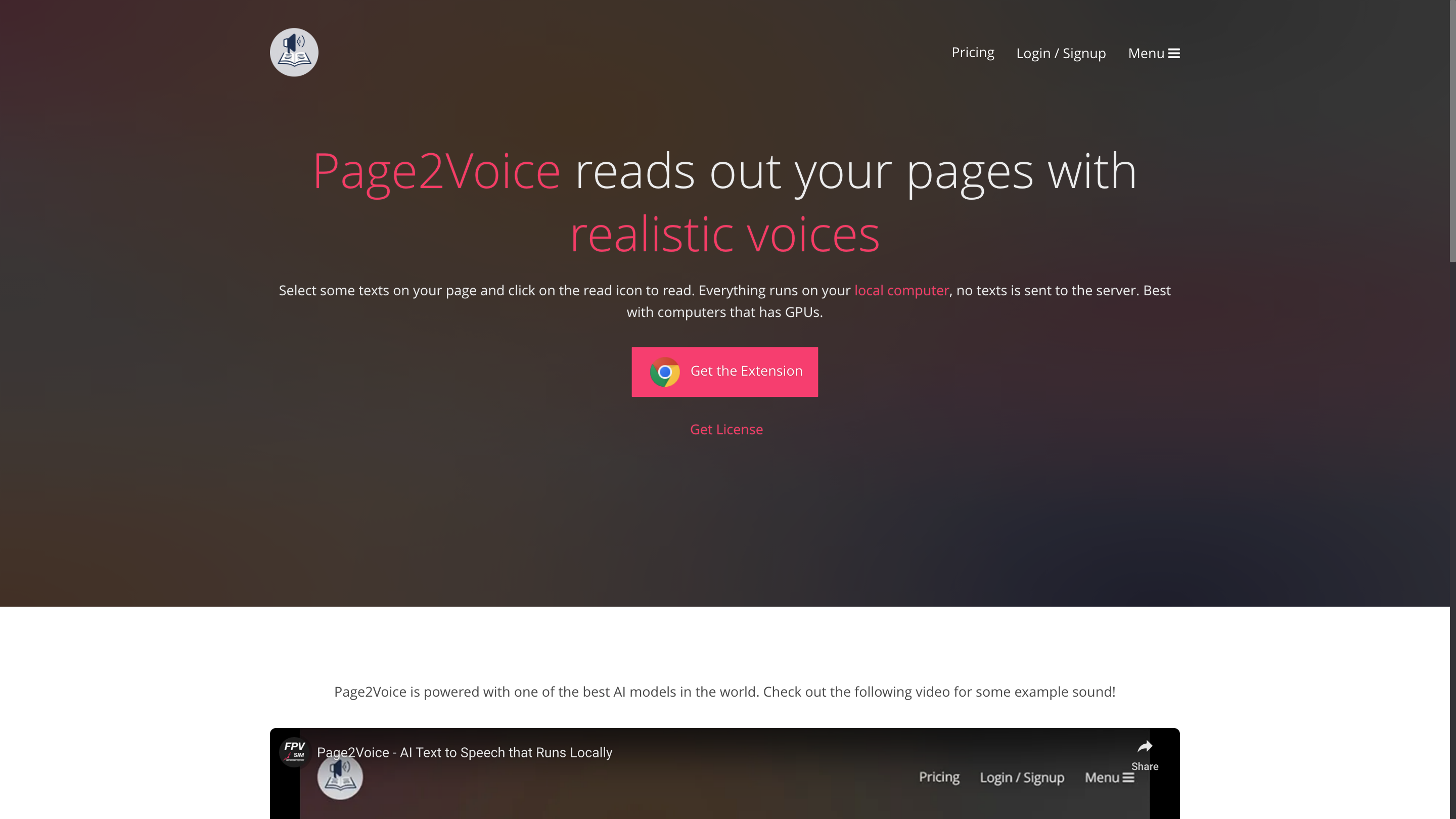 Page2Voice