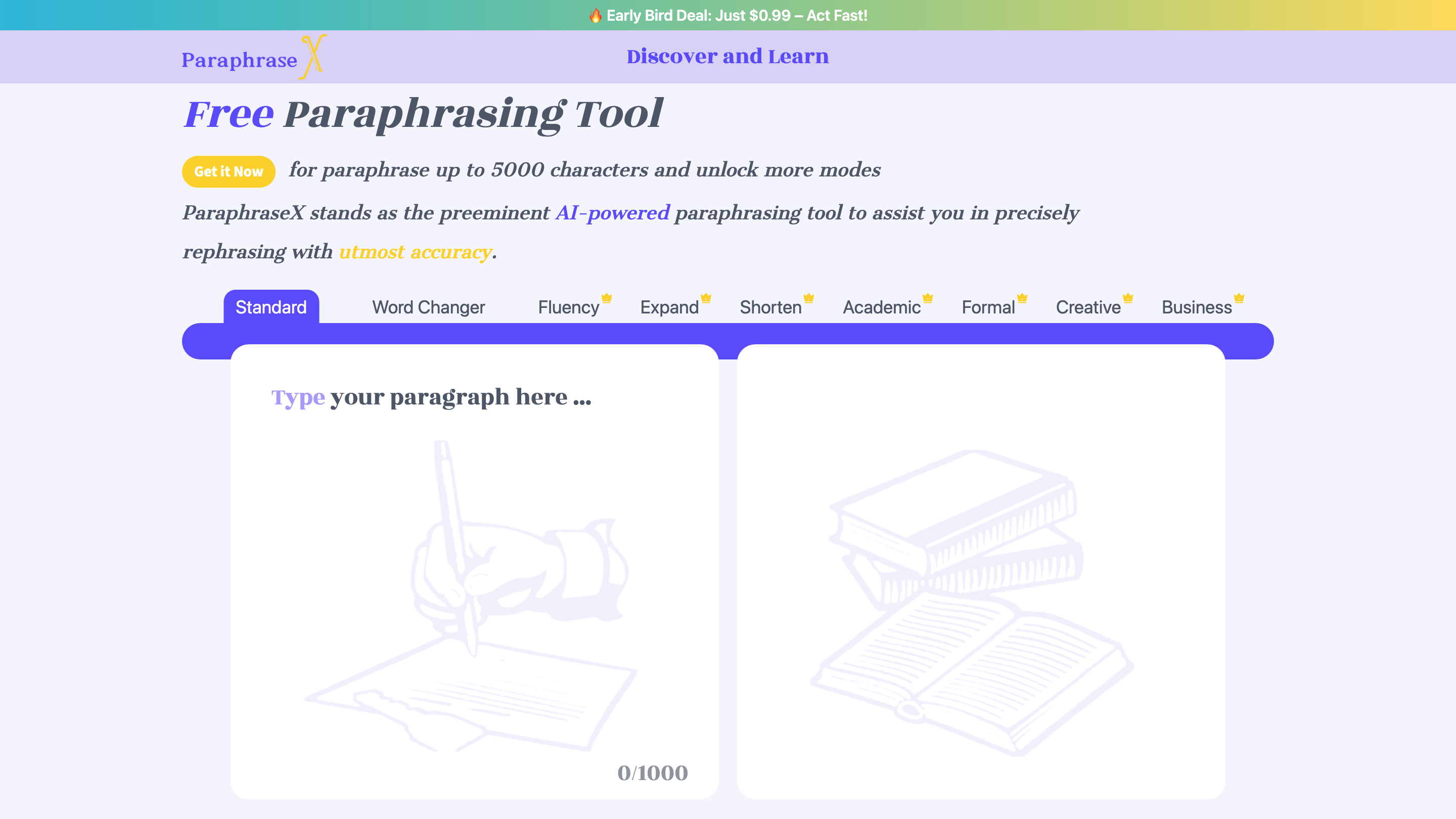 ParaphraseX - AI Paraphrasing Tool