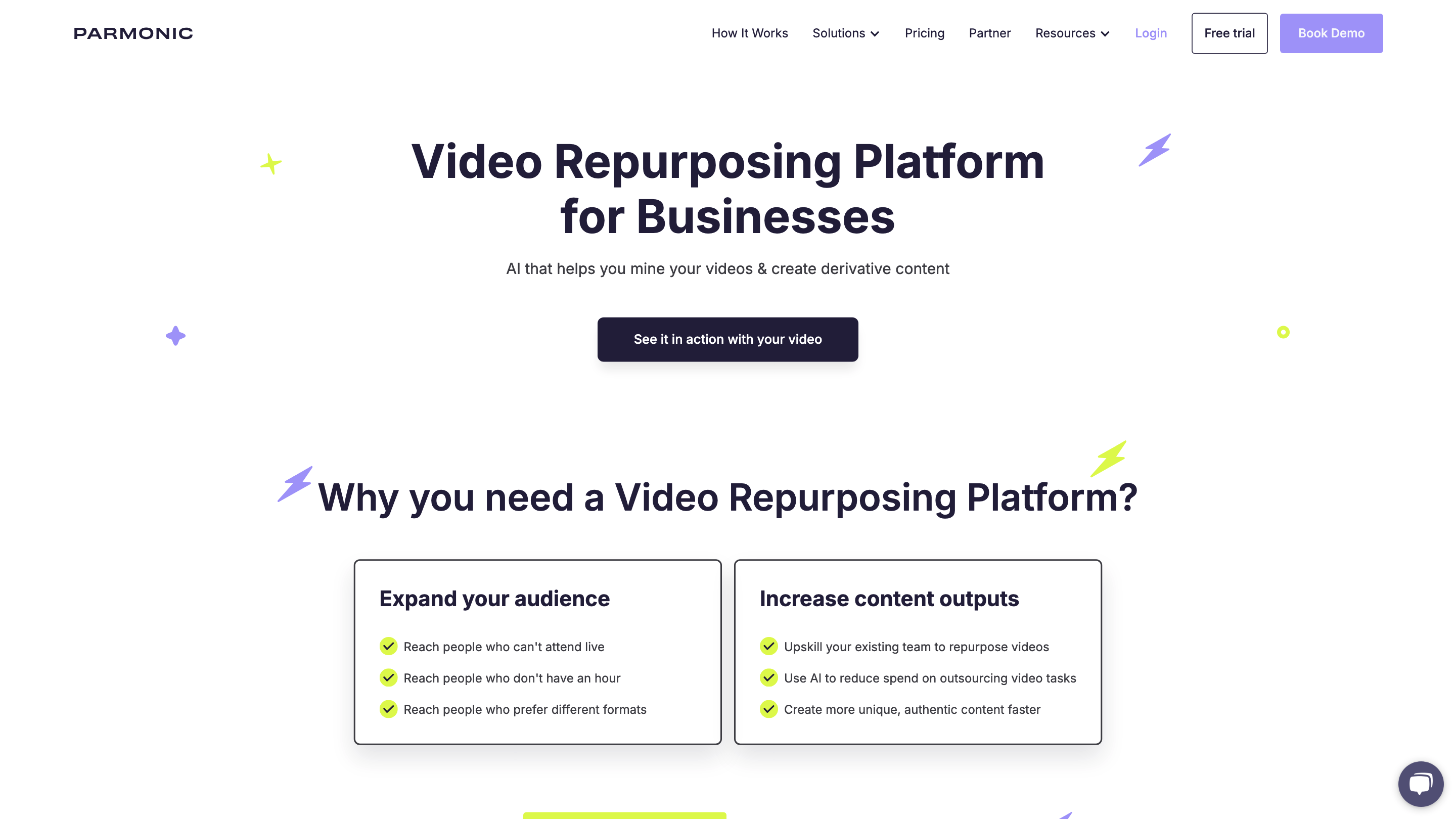 Parmonic: AI Video Assistant for B2B