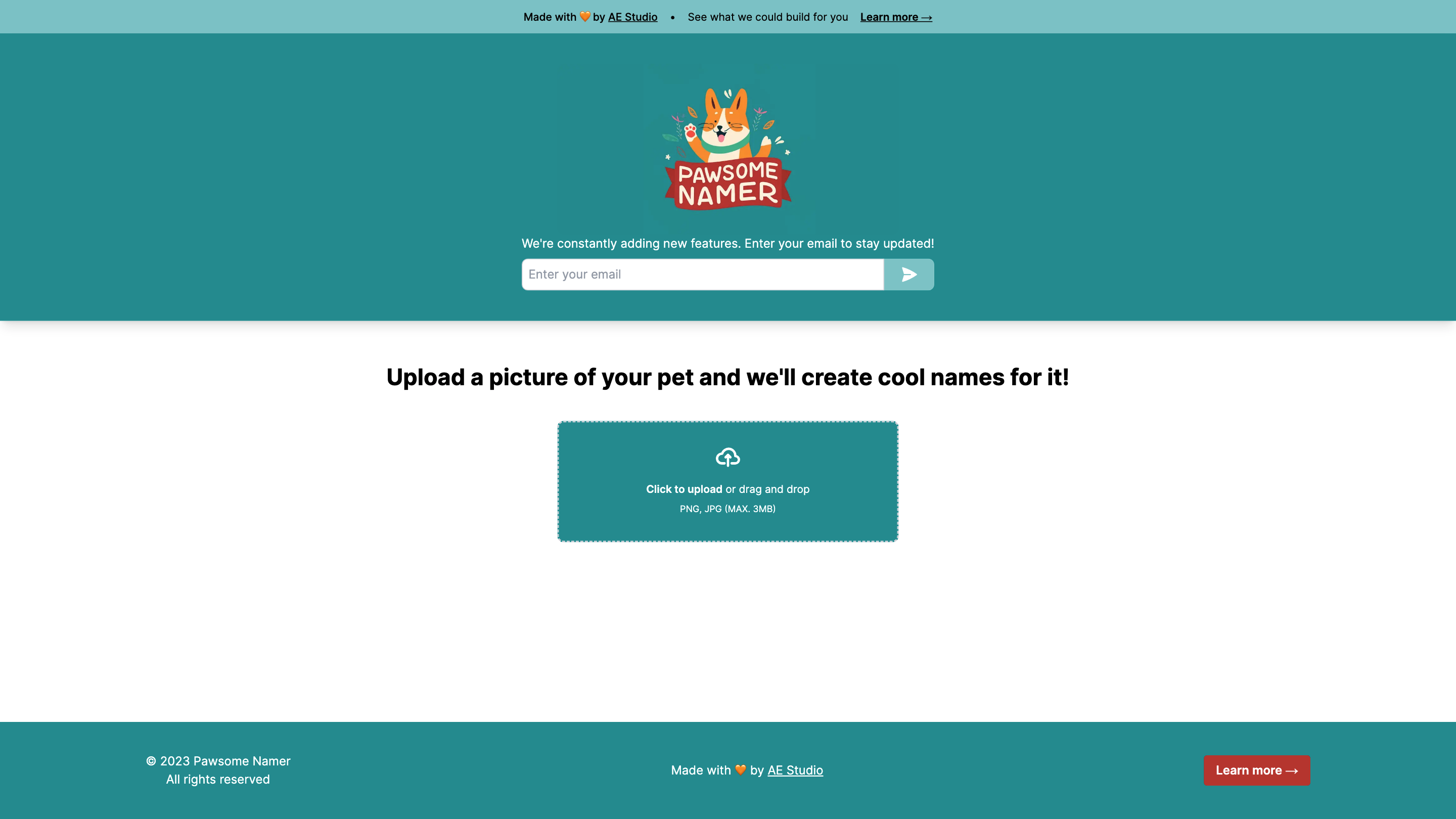 Pawsome Namer - Pet Name Generator