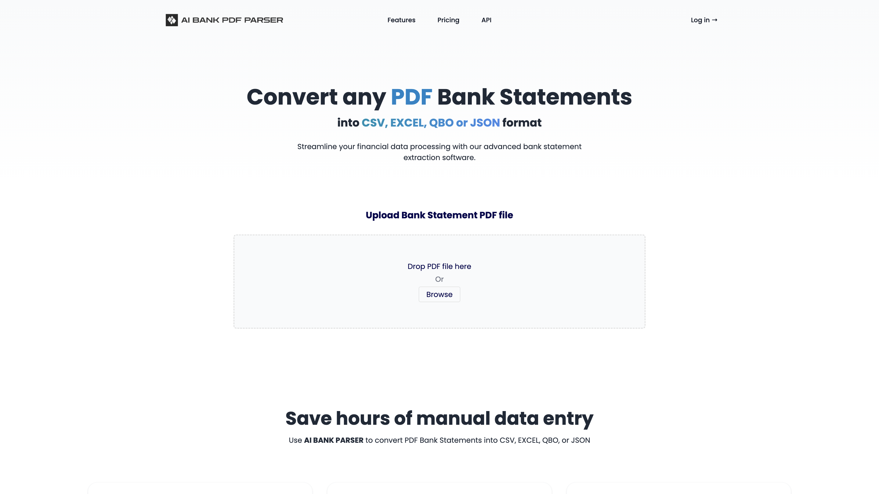 PDF Bank Statements Converter