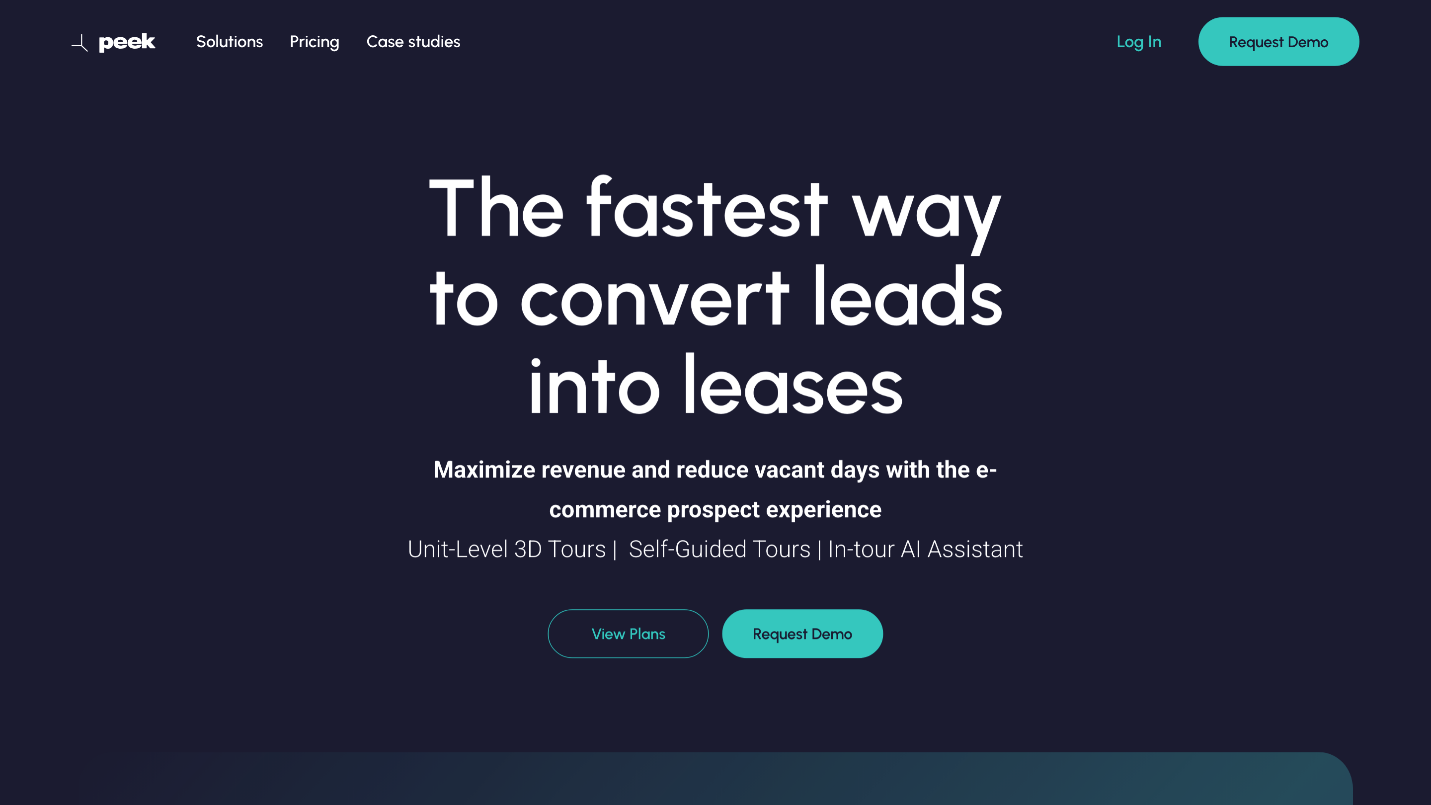 Peek | Virtual, Self-Guided Tours + AI Leasing