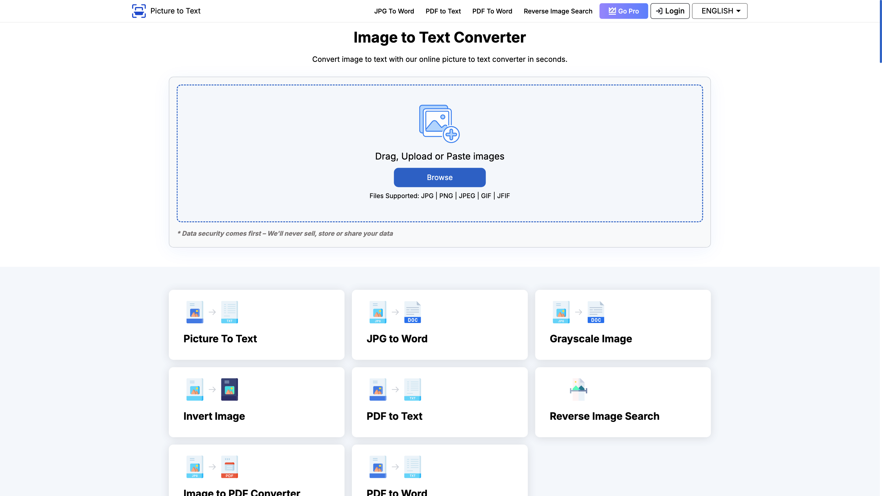 Picture to Text Converter