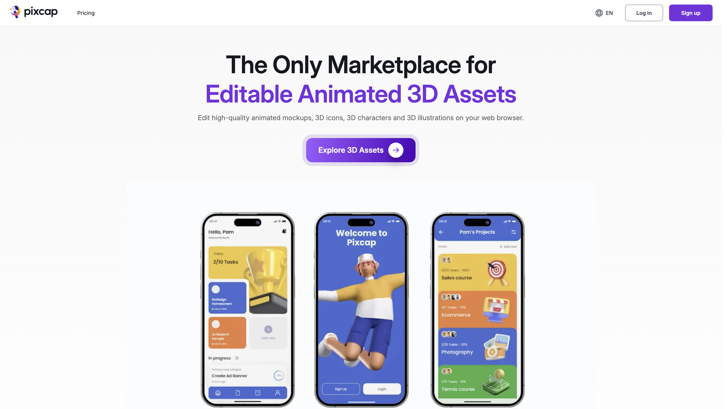 Pixcap - The design tool powered by 3D and AI