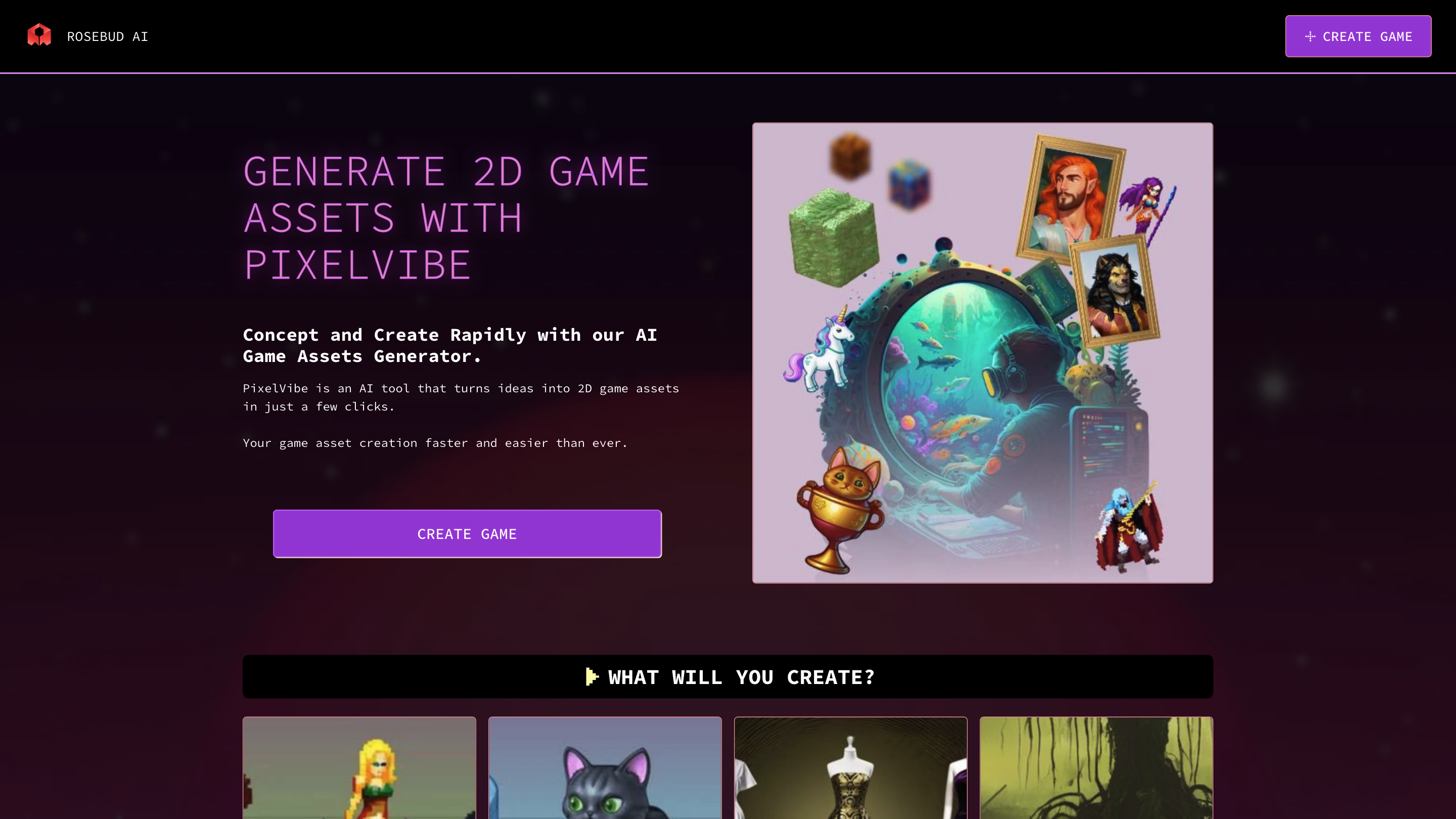 PixelVibe by Rosebud AI