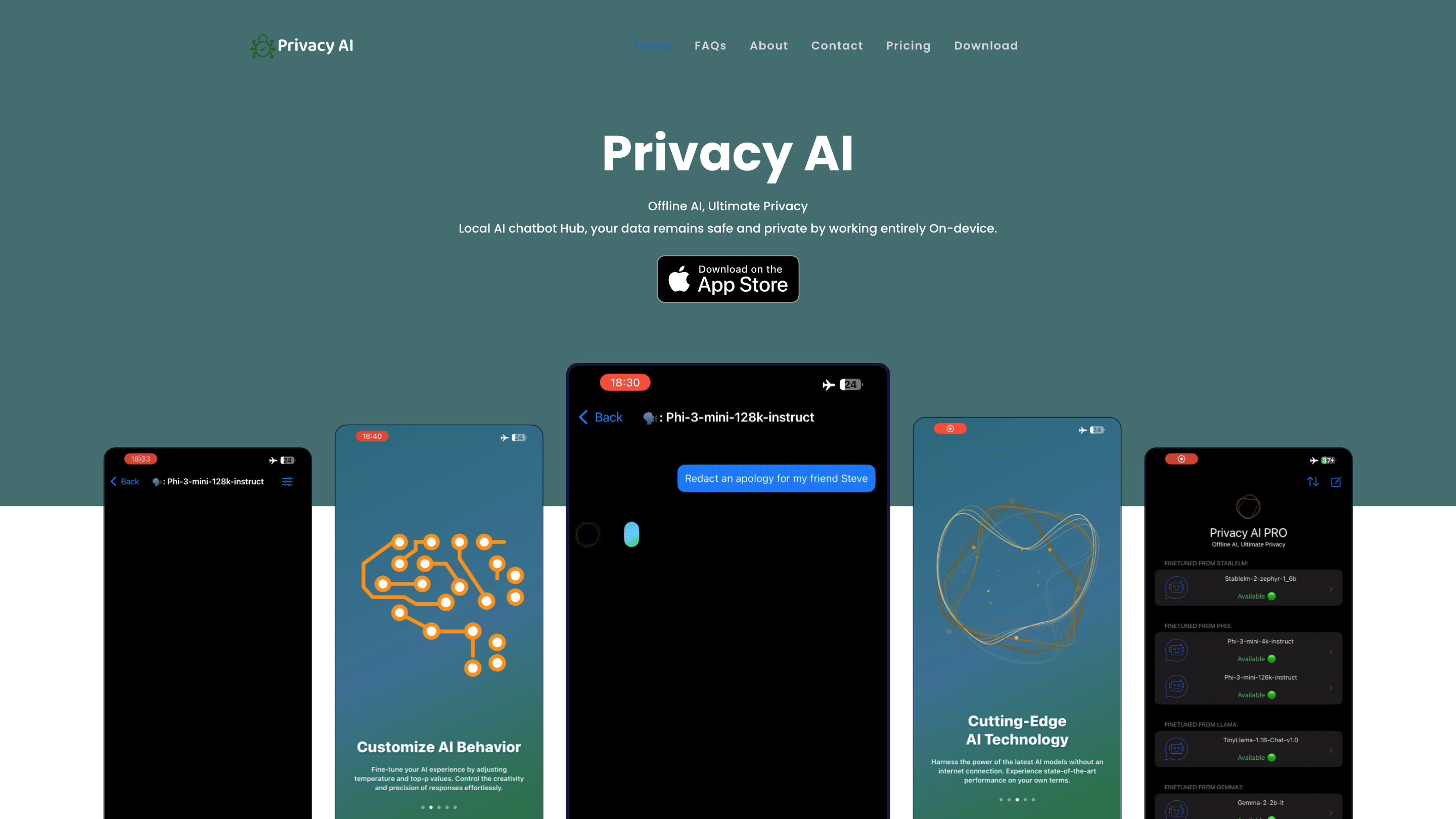 Privacy AI App