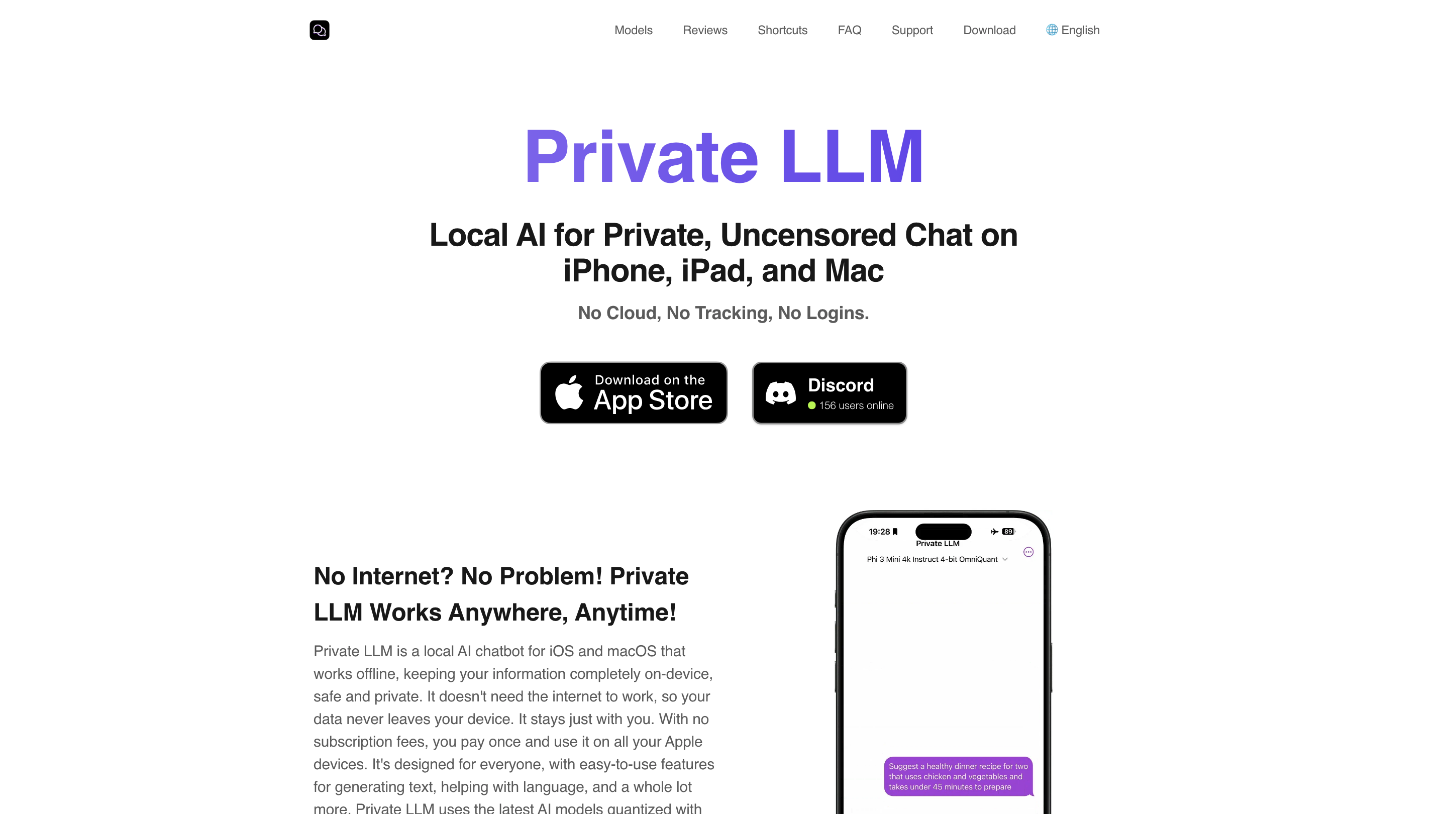 Private LLM: Your Private AI Chatbot for iOS & macOS