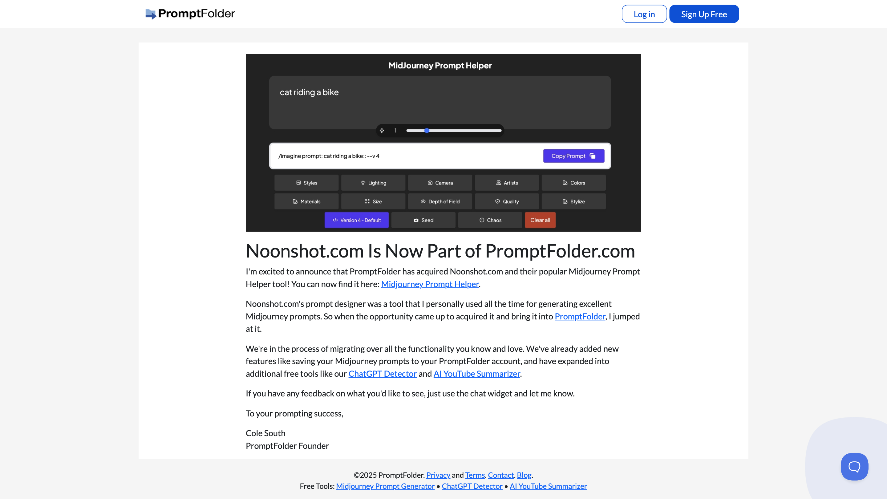 PromptFolder