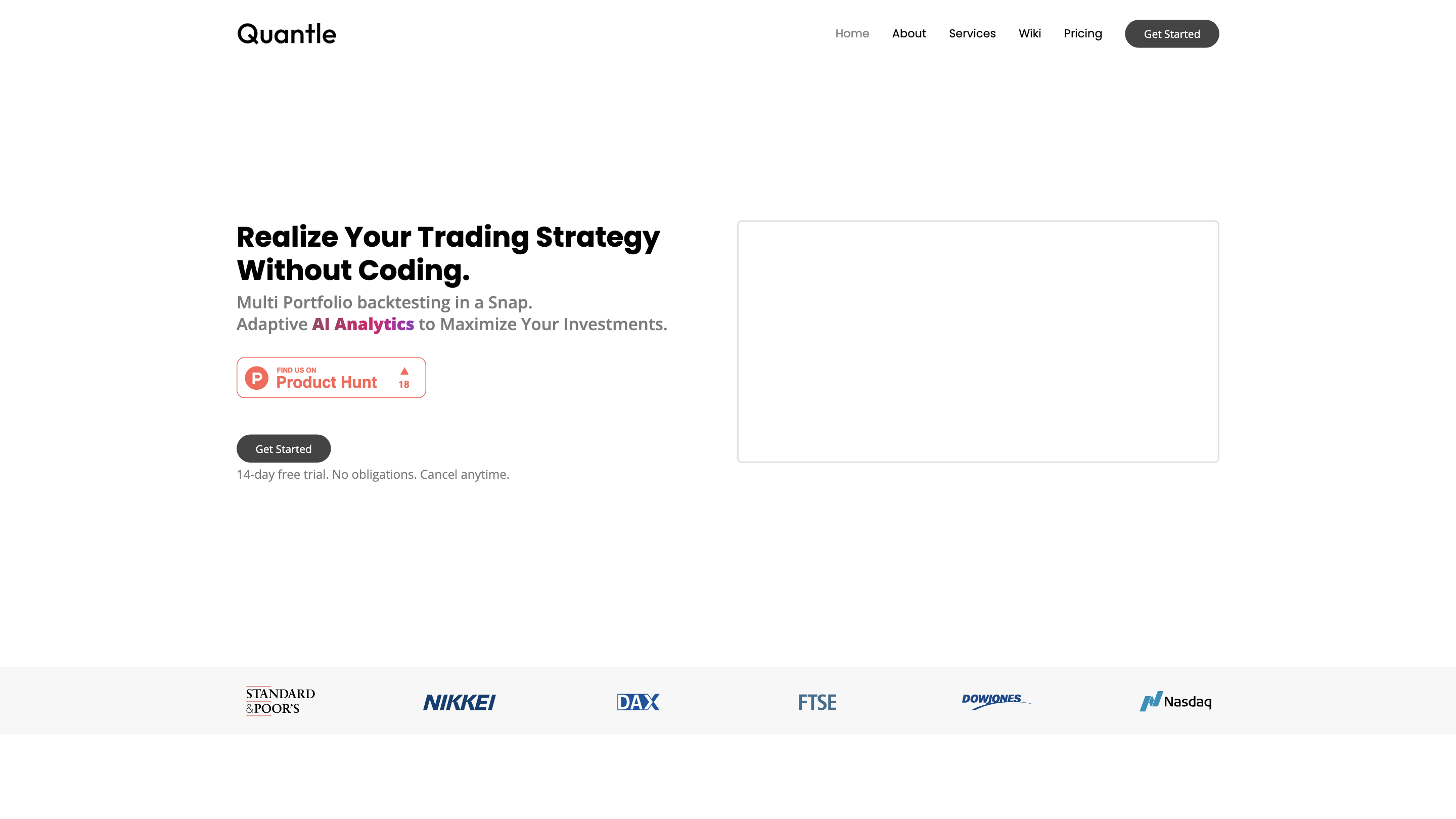 Quantle - Visual Backtesting