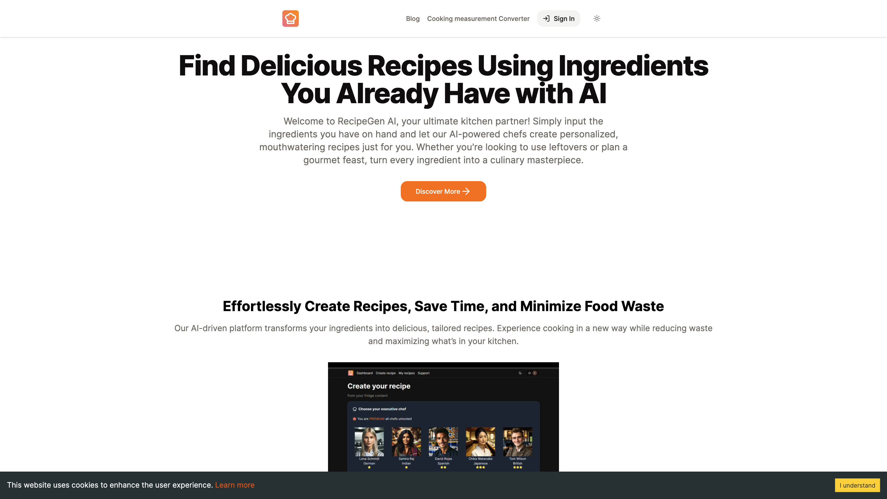 RecipeGen AI
