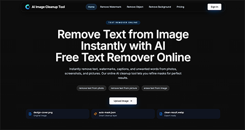 Remove Text from Image