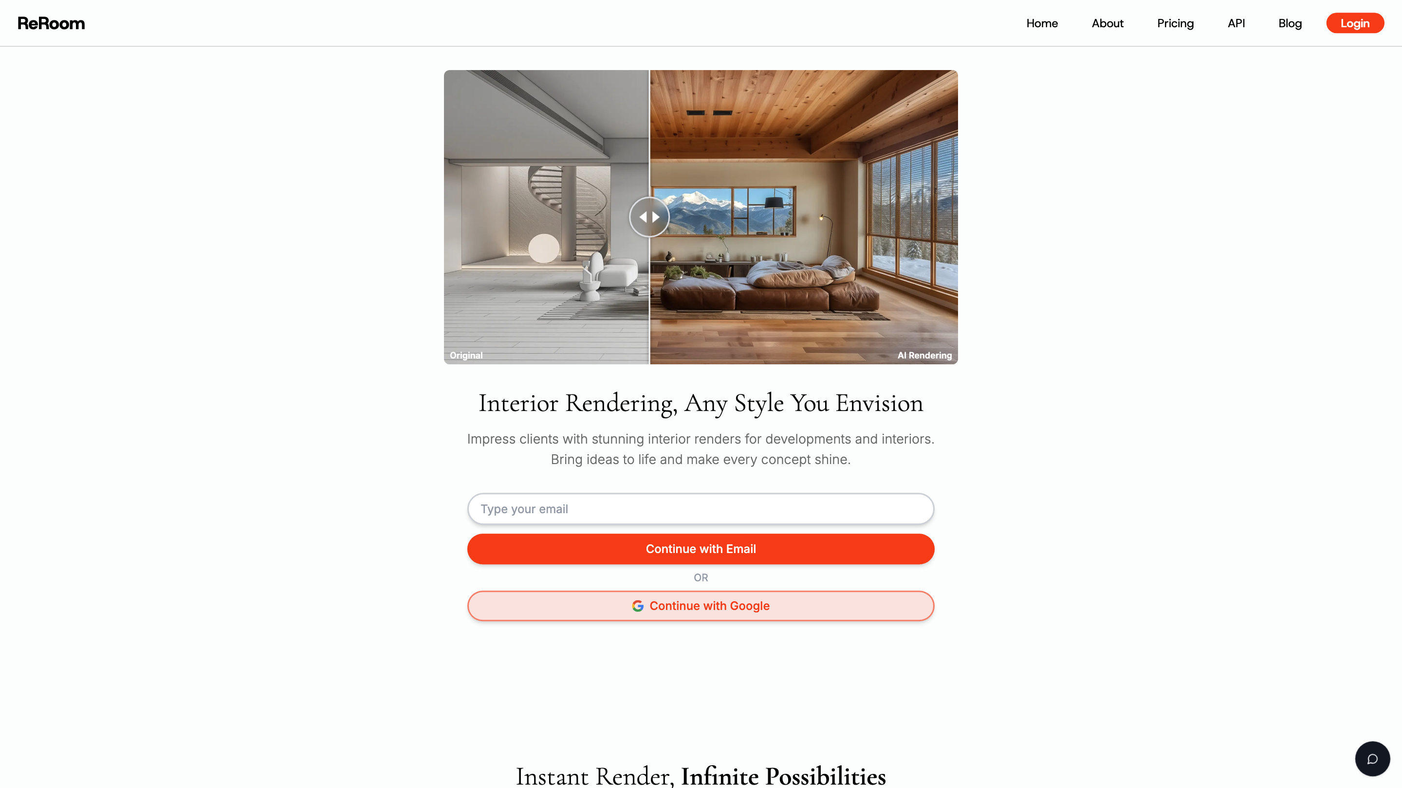 ReRoom AI - Photorealistic Renders for Interior Design
