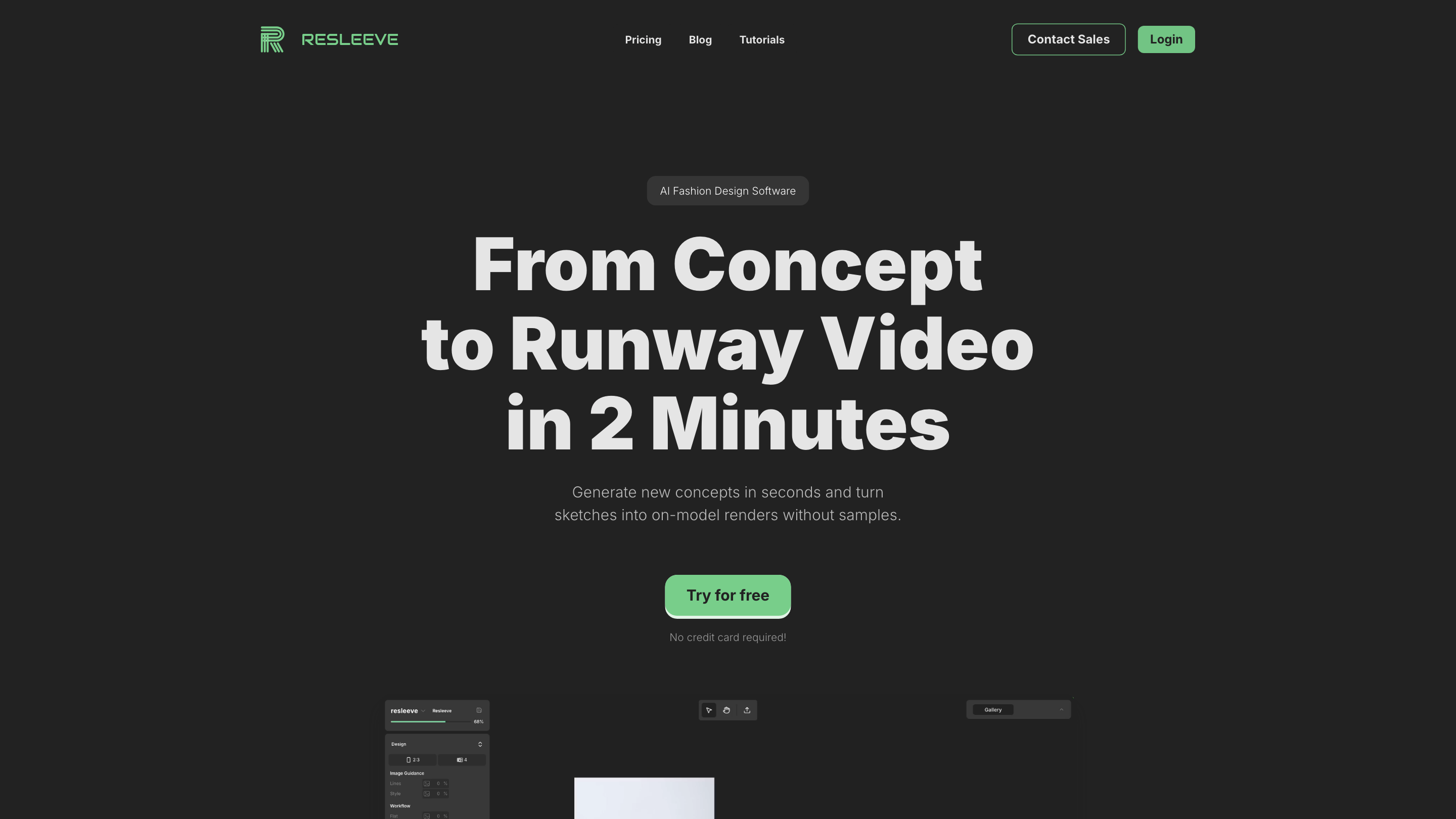 Resleeve AI Fashion Design