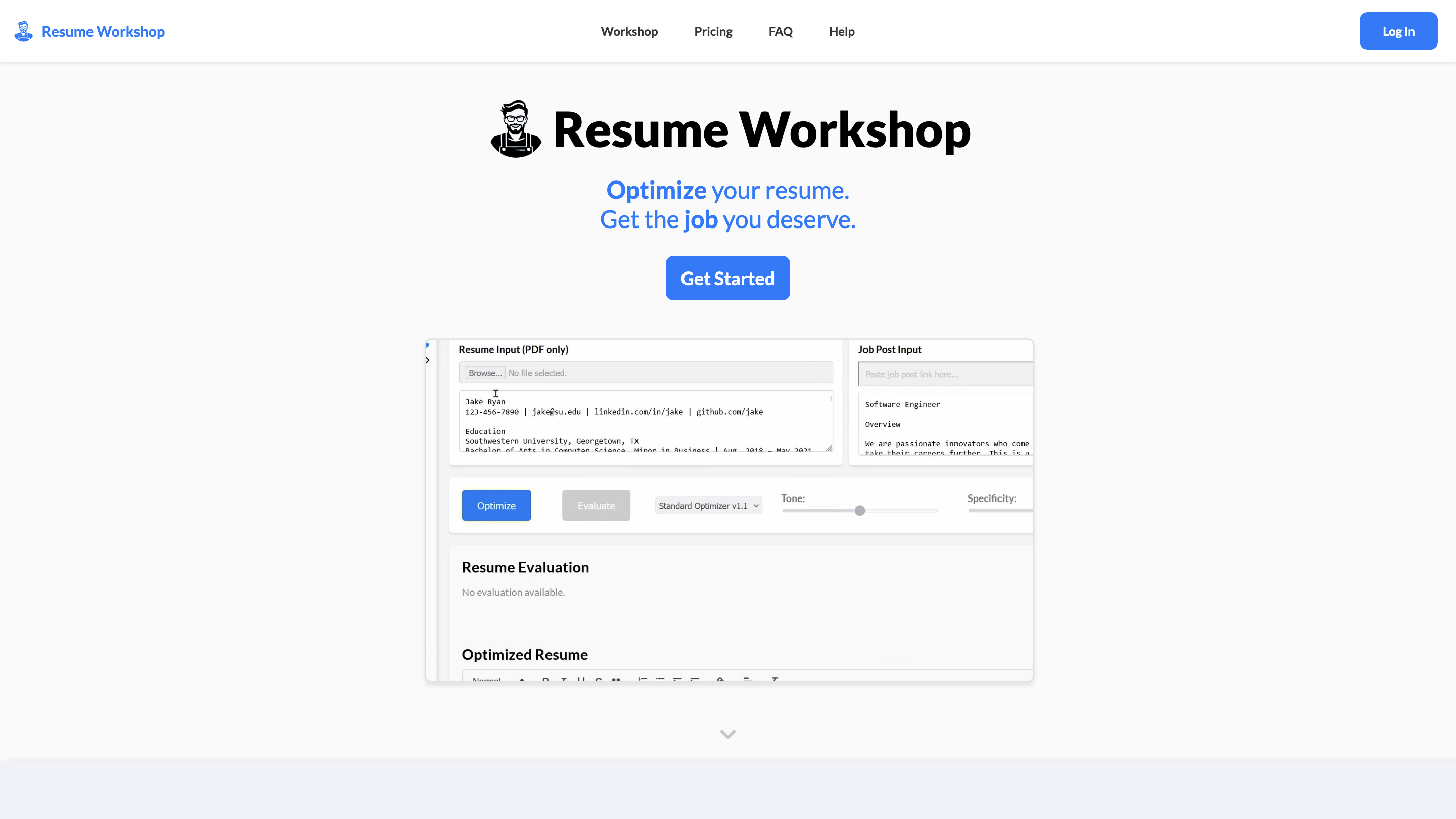 Resume Workshop