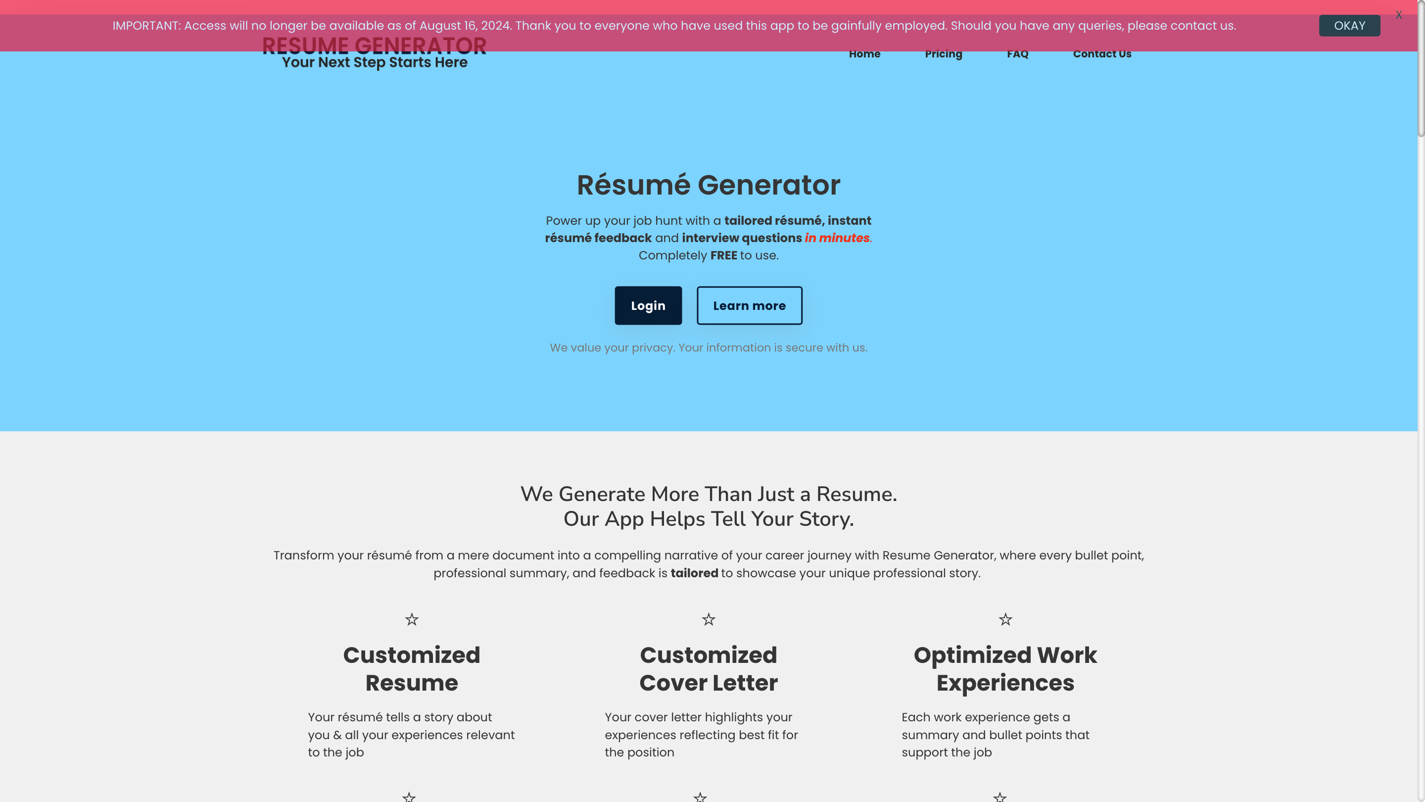 Resumegenerator.io