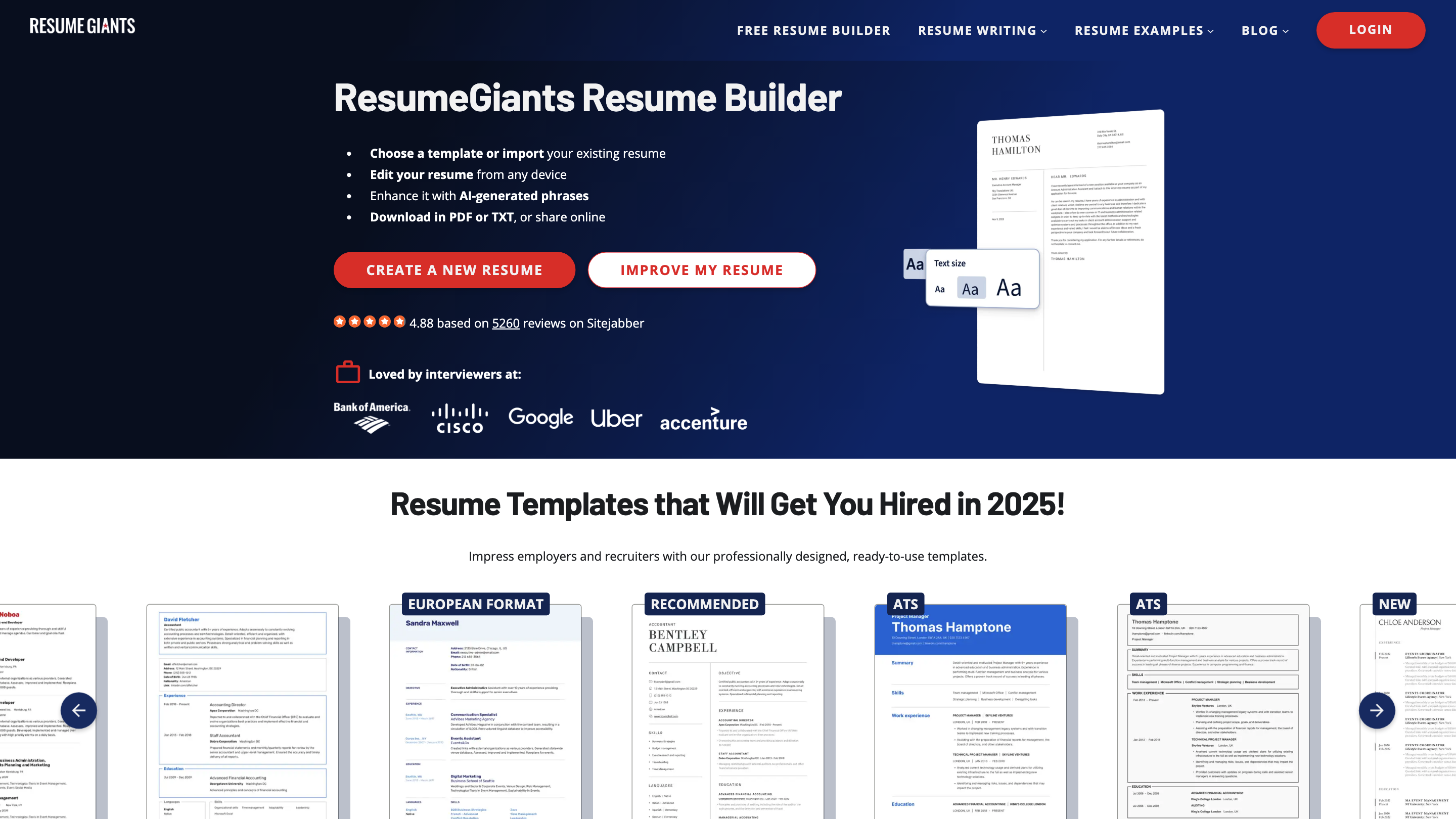 ResumeGiants