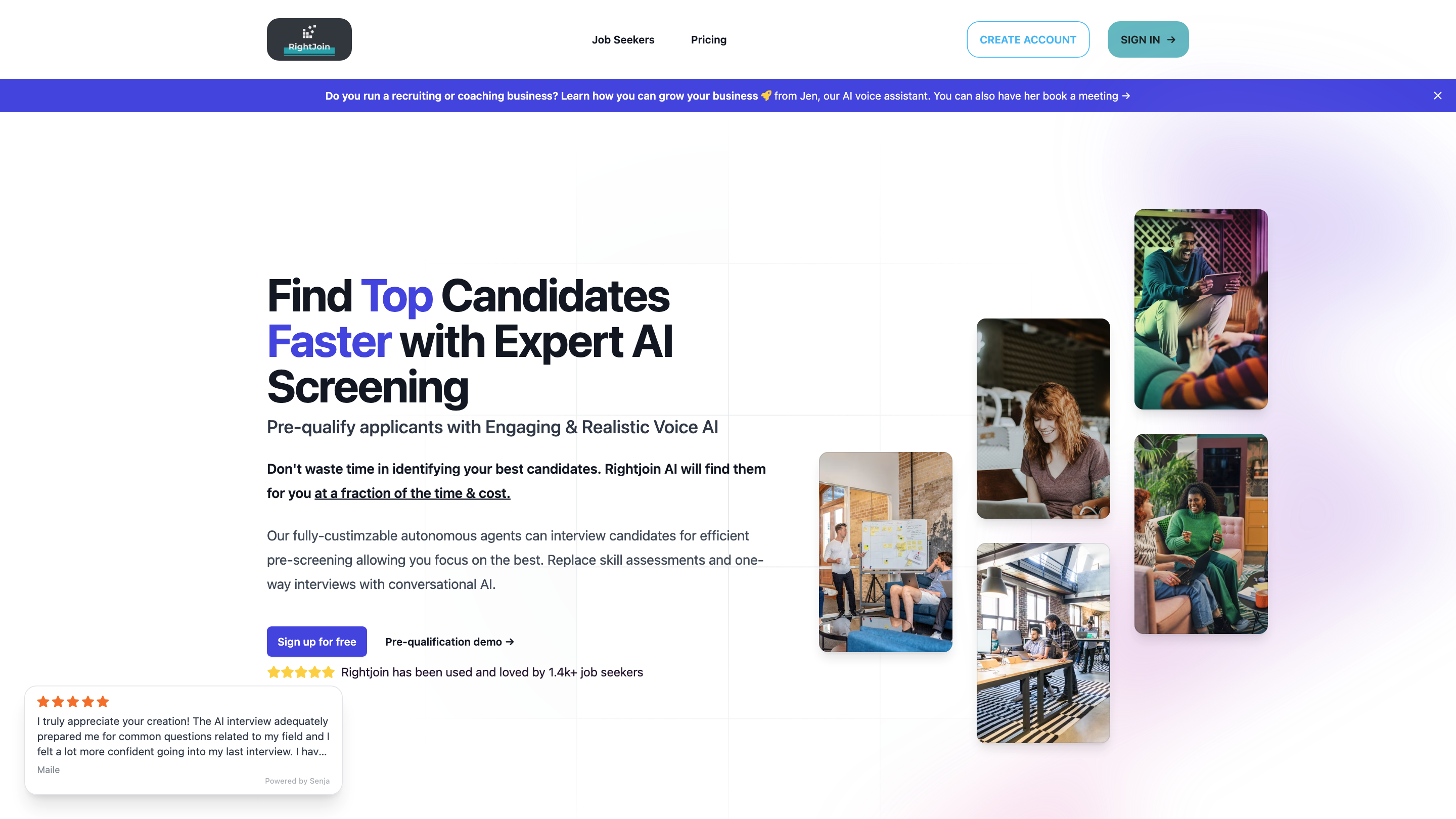 RightJoin AI Mock Interviews