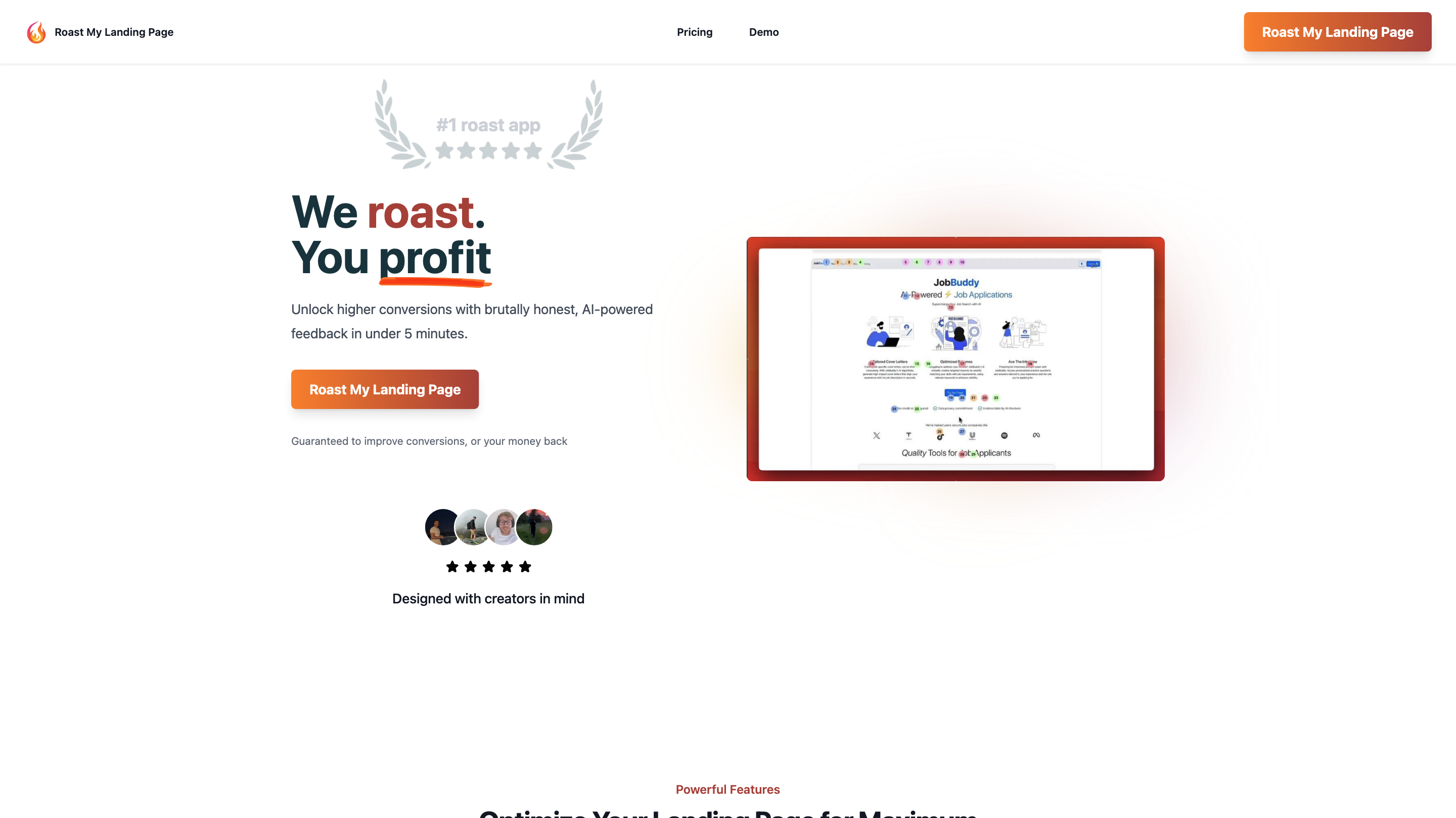 Roast My Landing Page