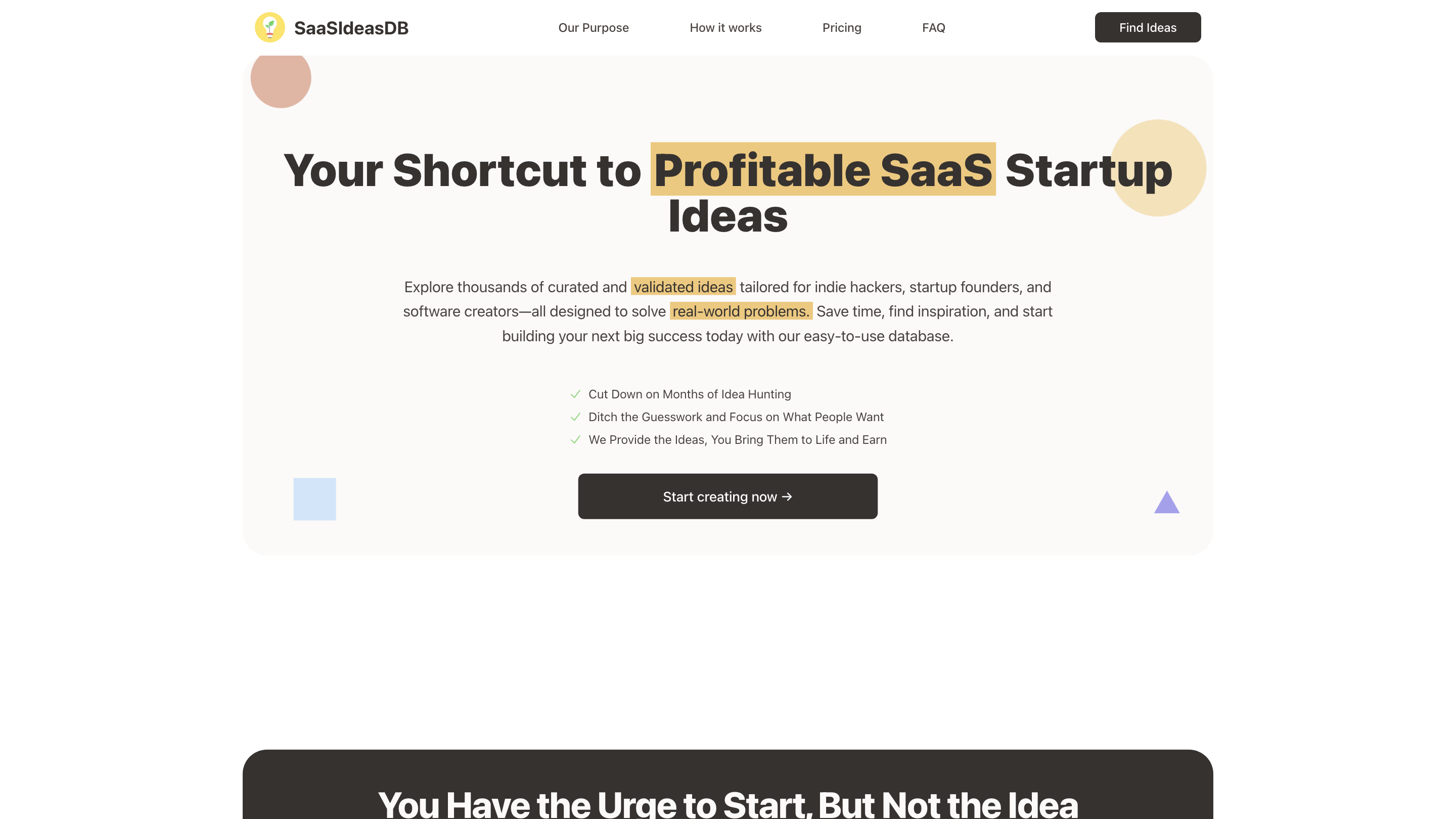SaaSIdeasDB