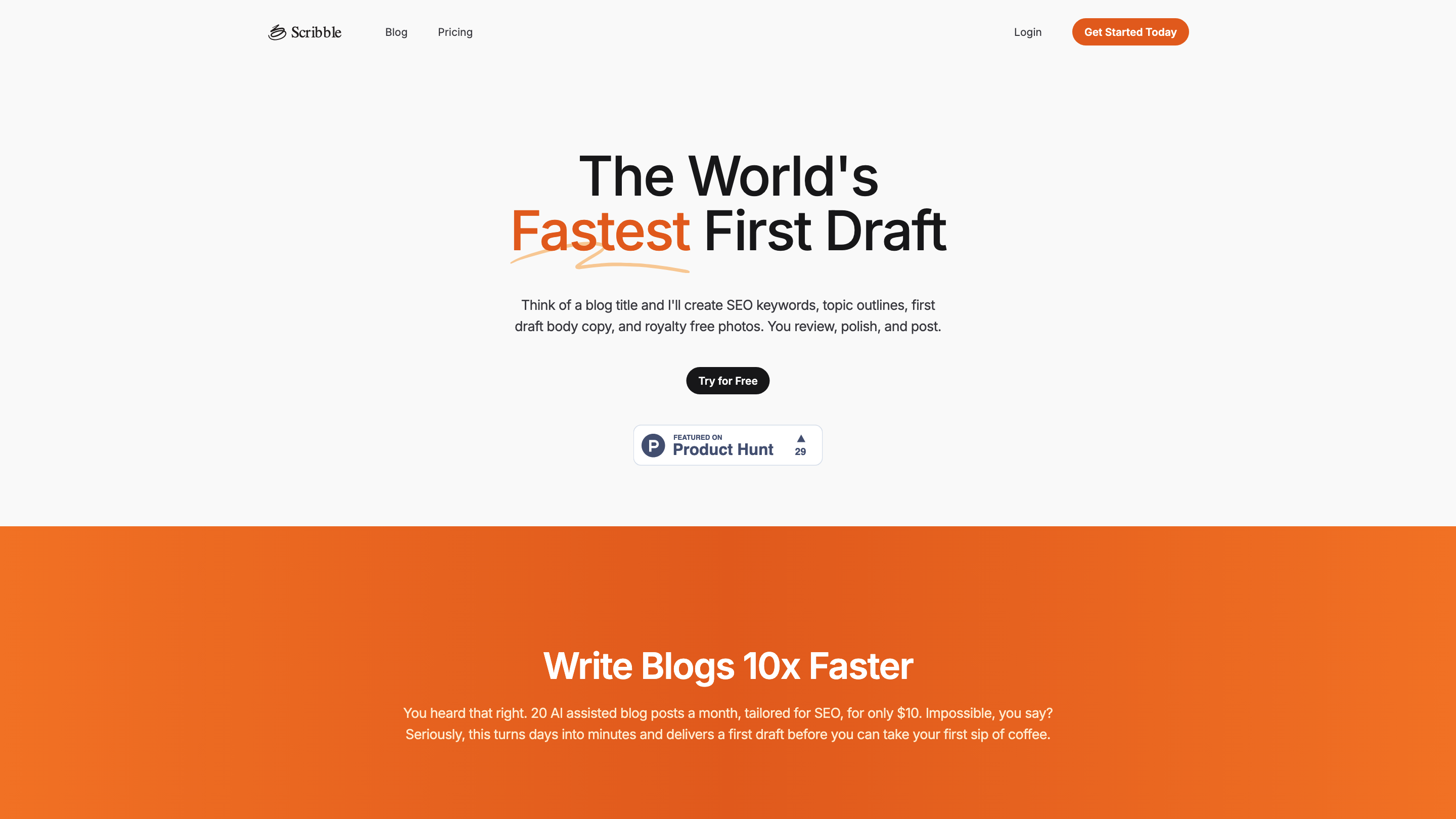 Scribble - Your AI Blog Writing Expert