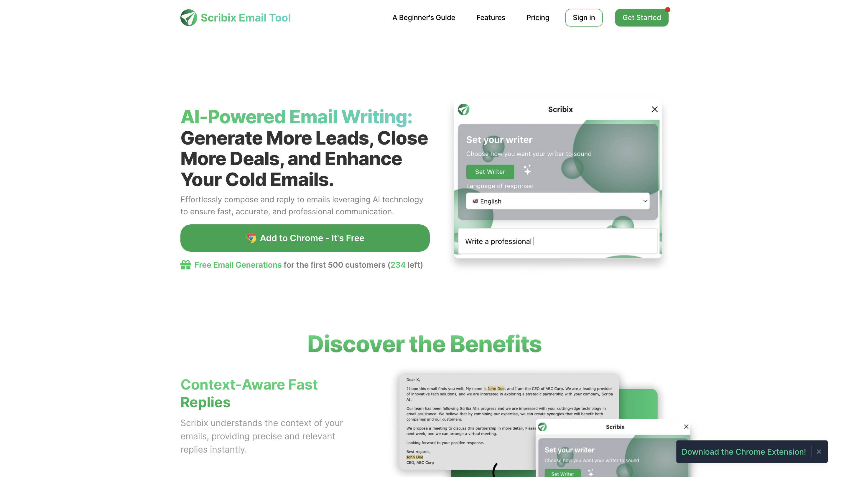 Scribix - Email Copywriting Assistant