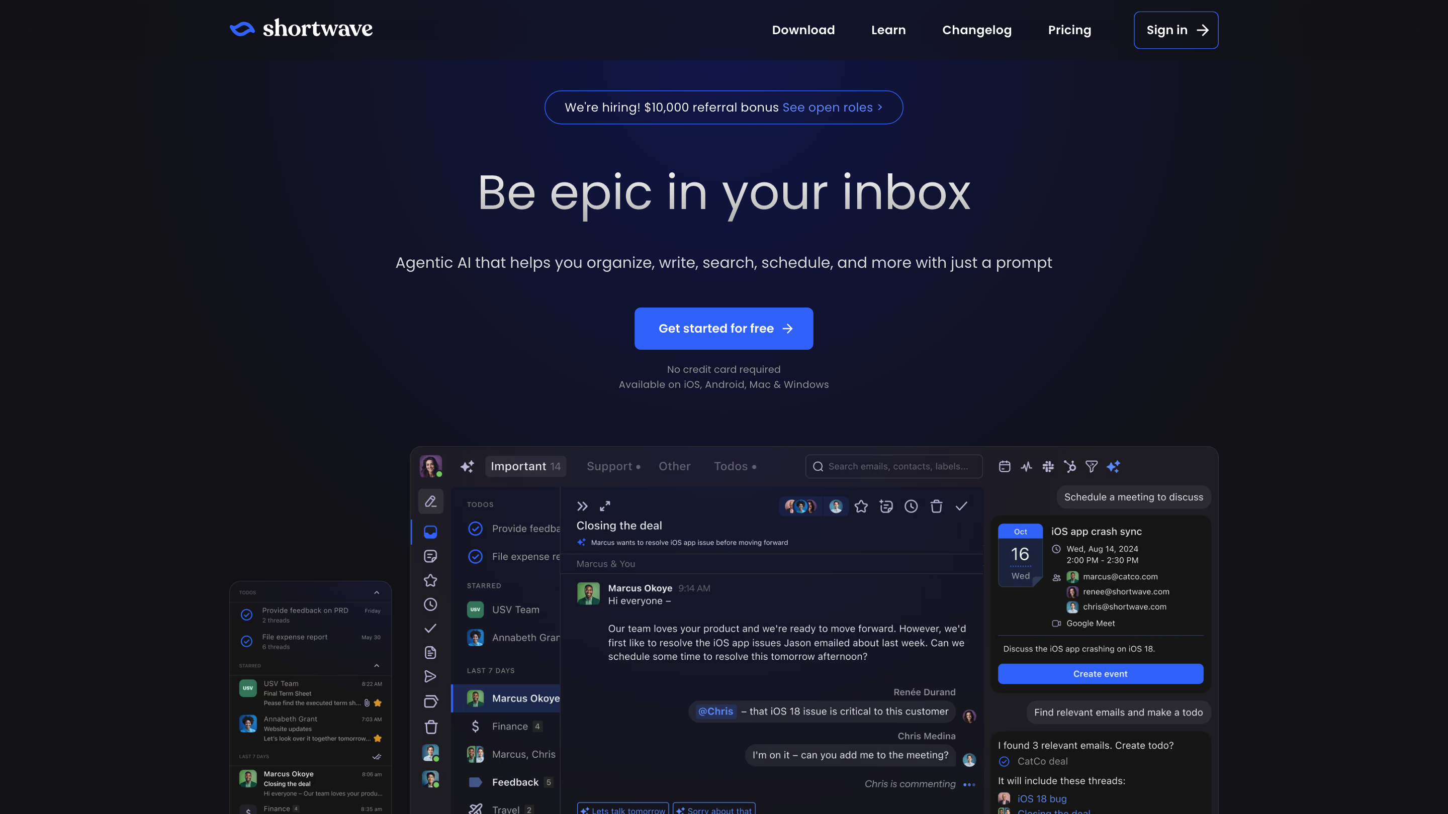 Shortwave AI Email Assistant