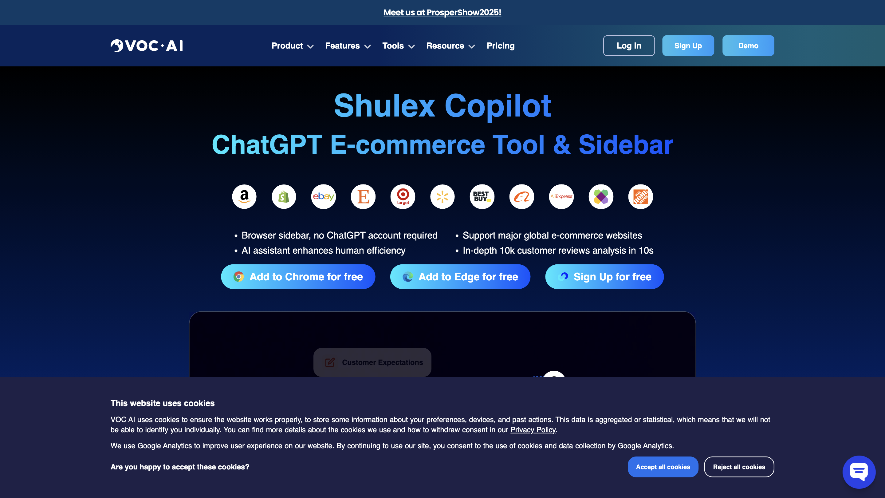 Shulex Copilot ChatGPT E-commerce Tool & Sidebar