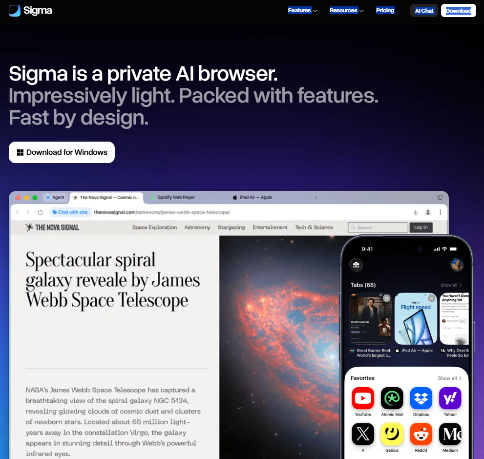Sigma Browser