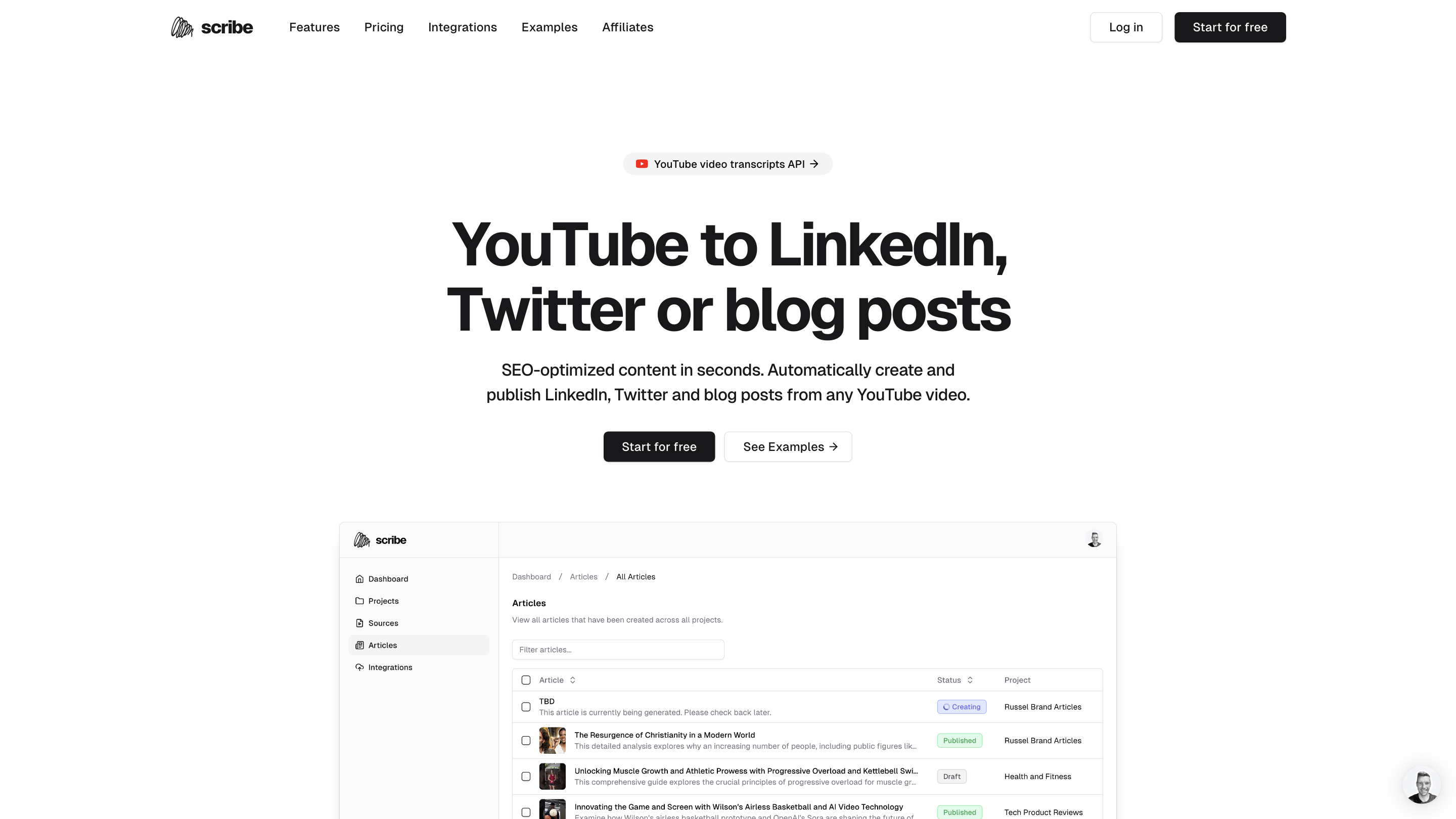 SiteSpeakAI - YouTube Summarizer