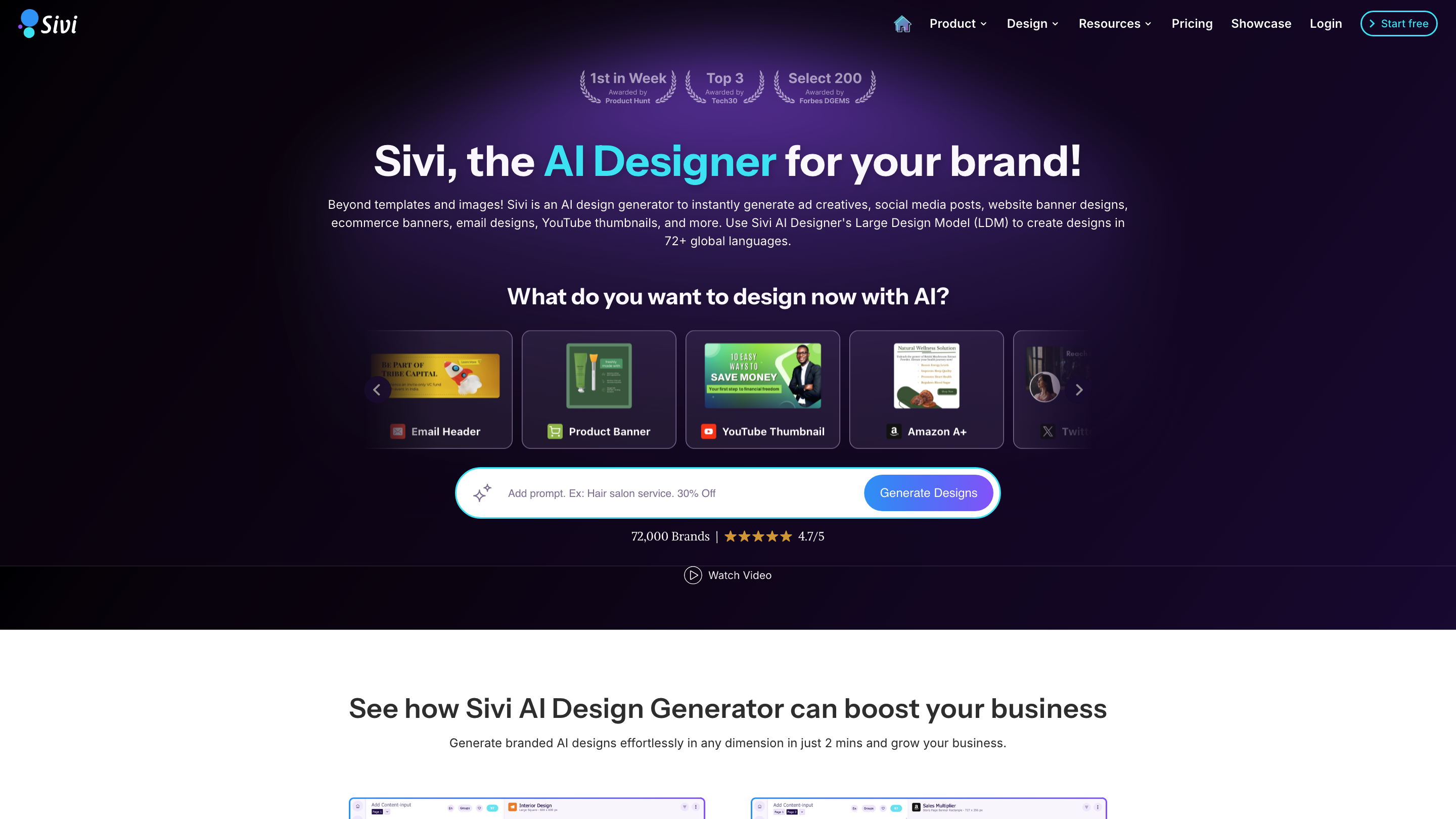 Sivi AI - Generate Instant Designs