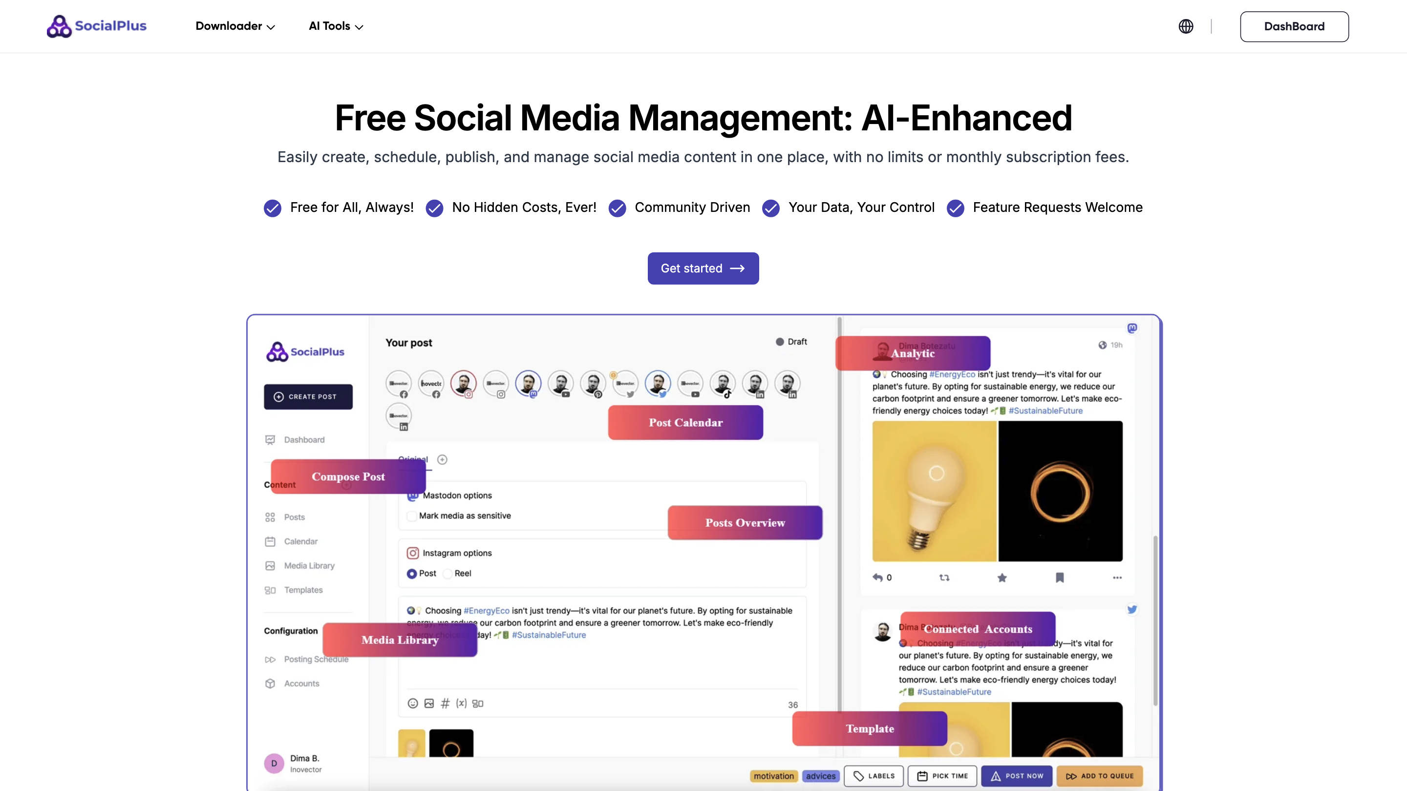 SocialPlus AI