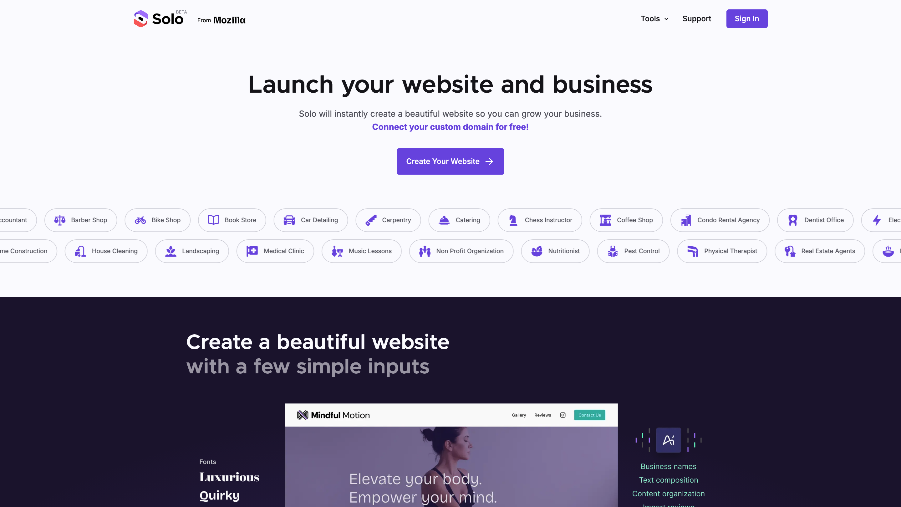 Solo - Free AI Website Creator