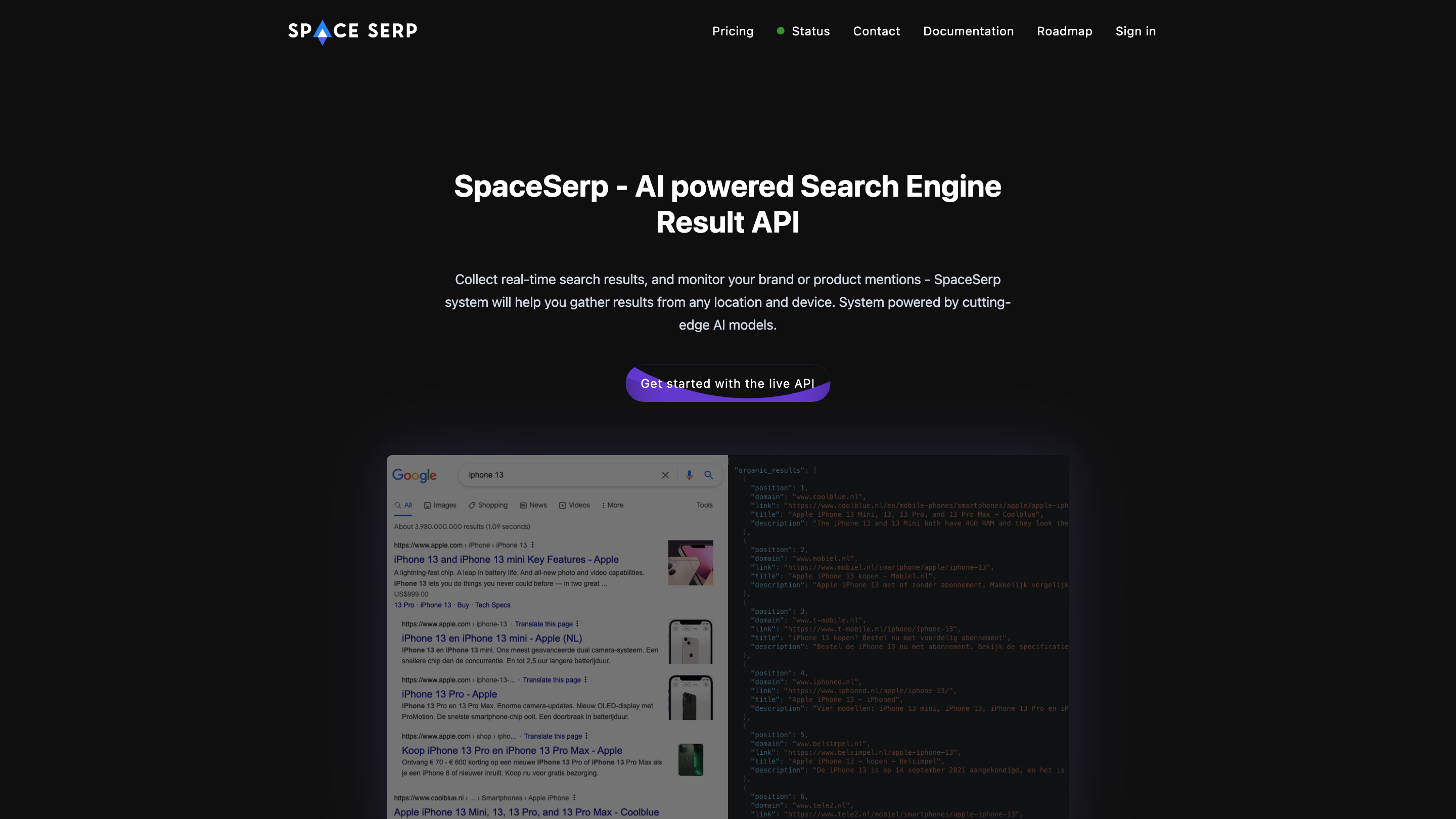 SpaceSerp