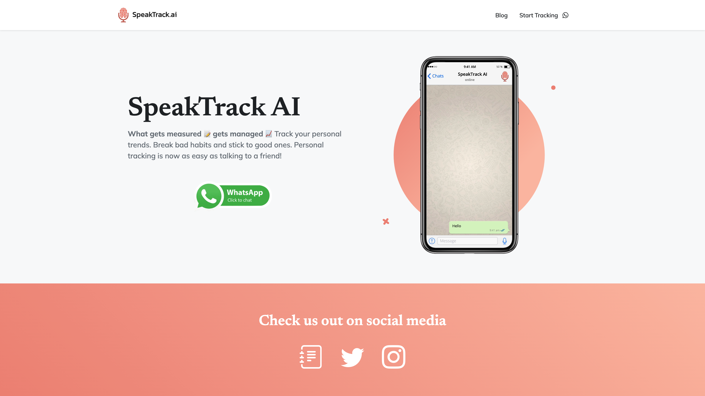 SpeakTrackAI