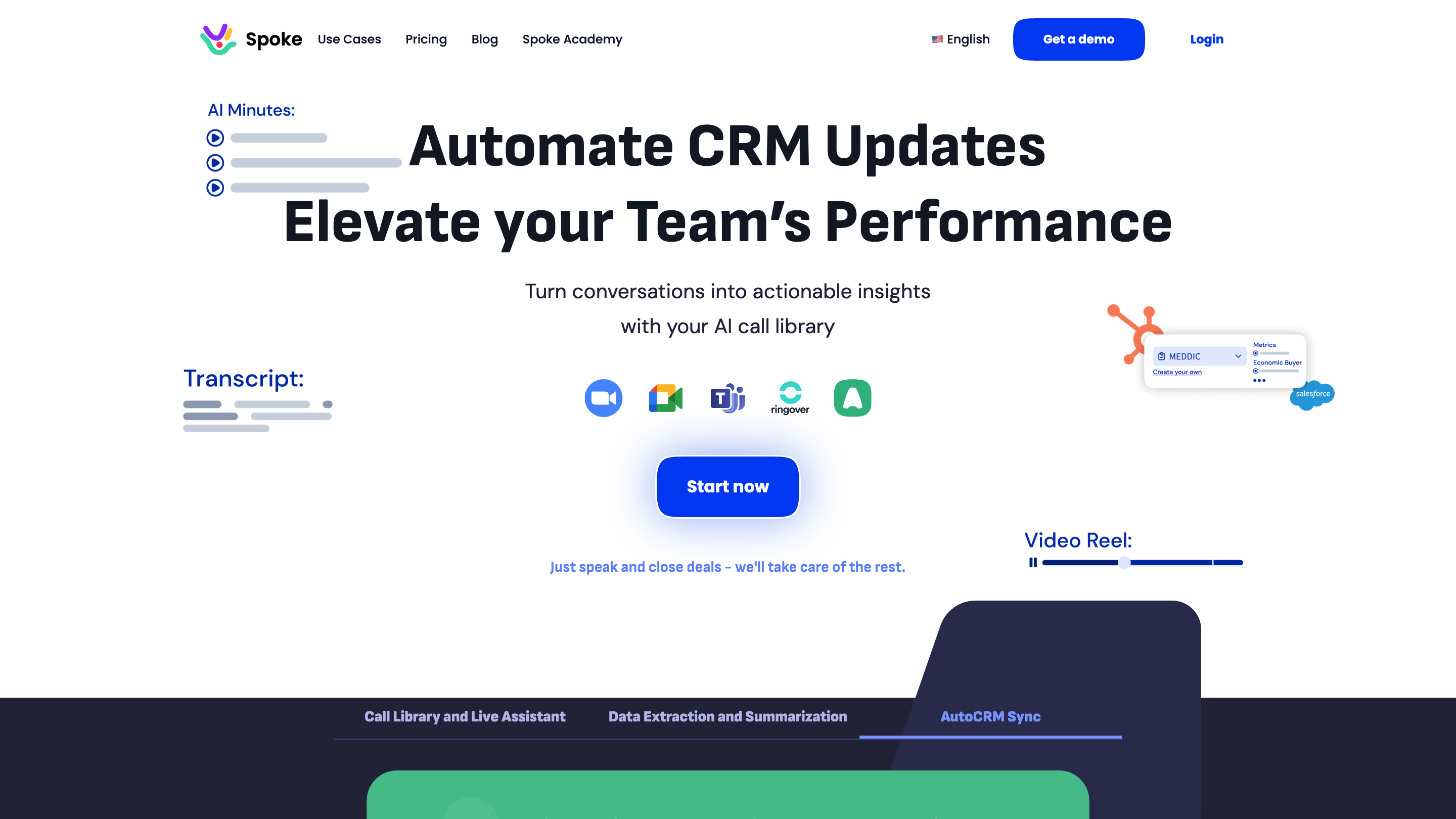 Spoke - Instant AI Meeting Reports