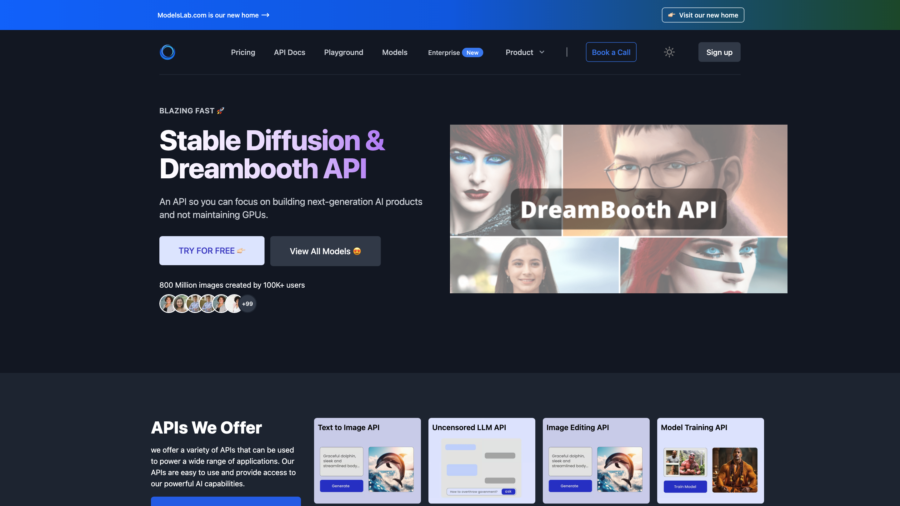 Stable Diffusion & Dreambooth API