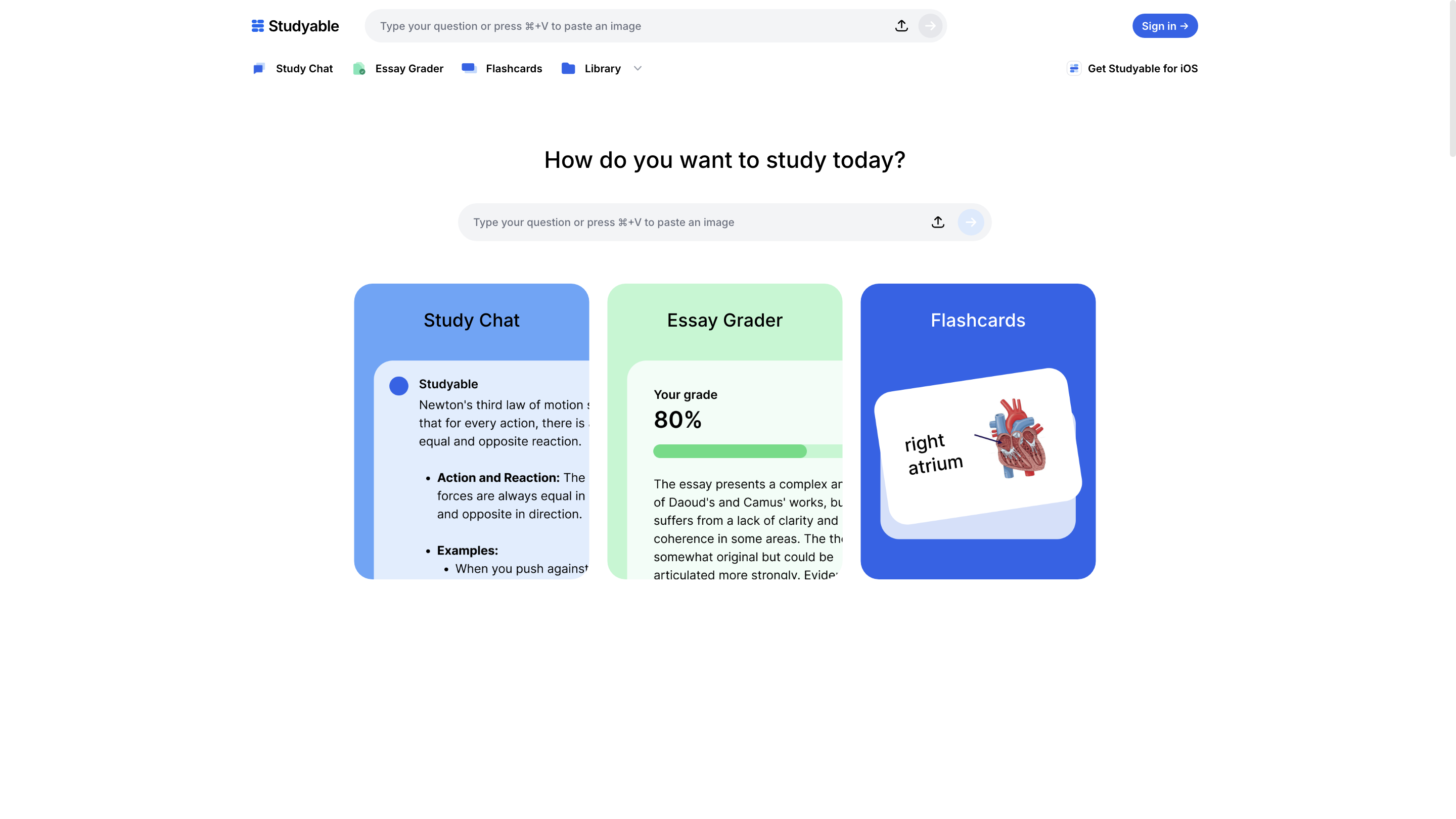 Studyable - AI Learning Tools & Flash Cards