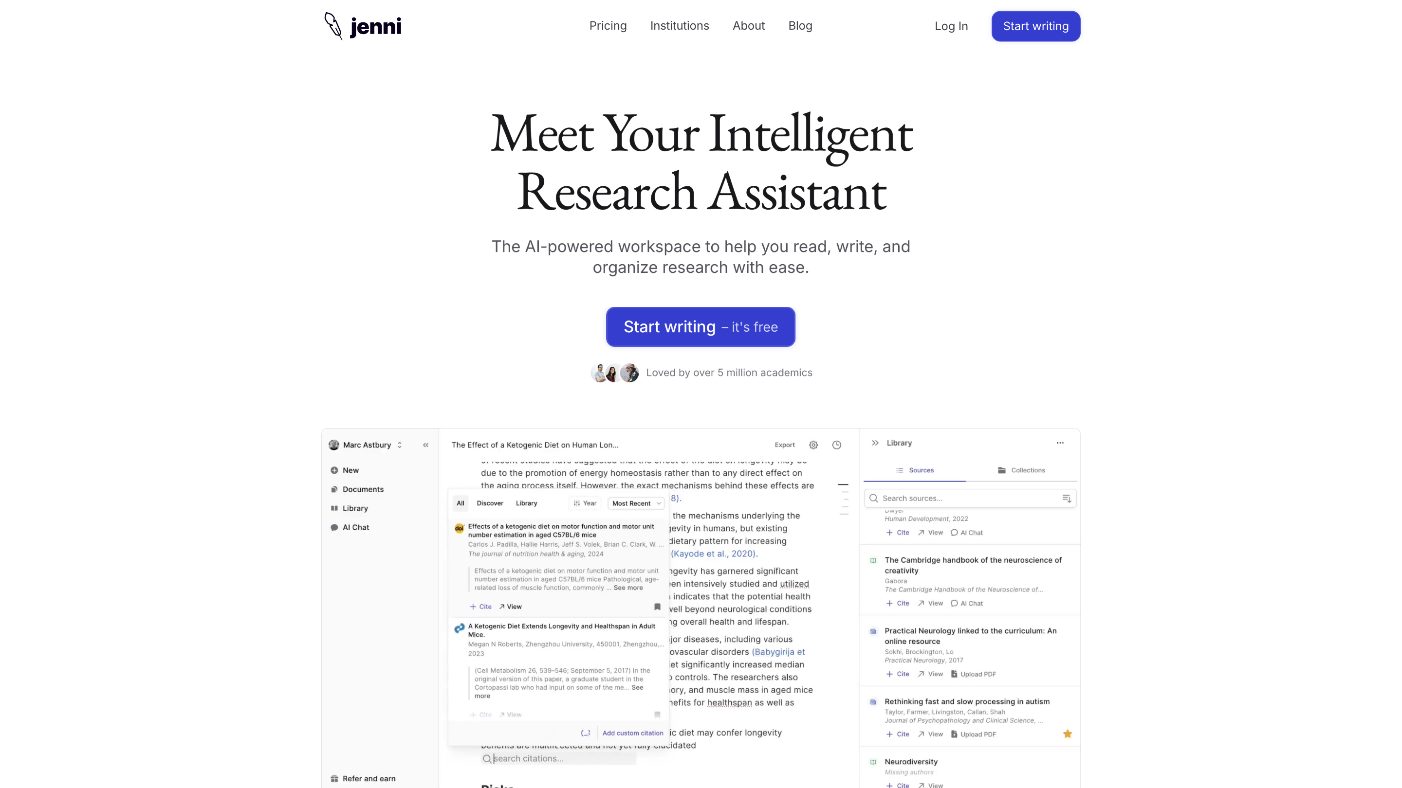 Supercharge Your Writing with Jenni AI