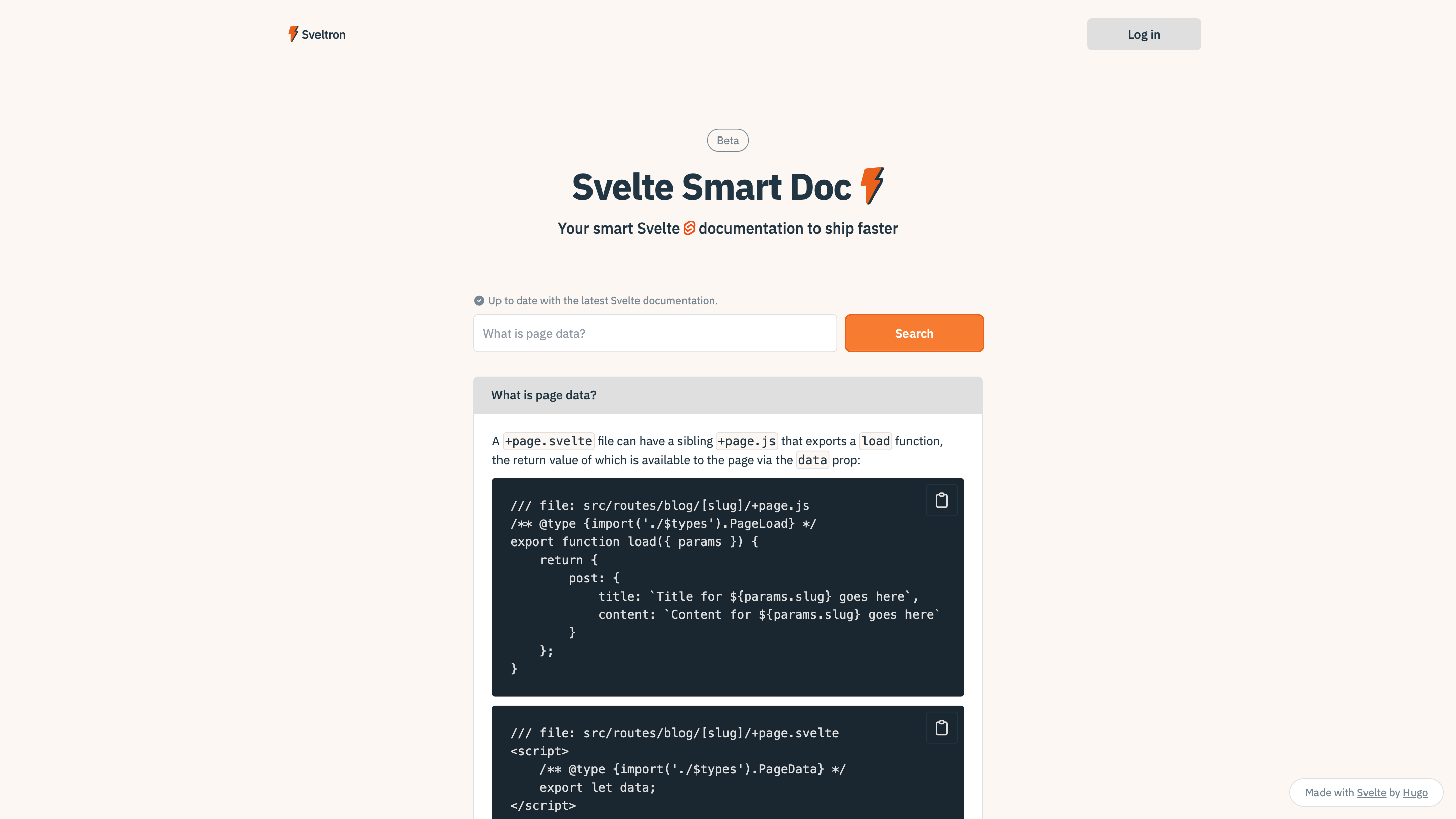 Svelte Smart Doc