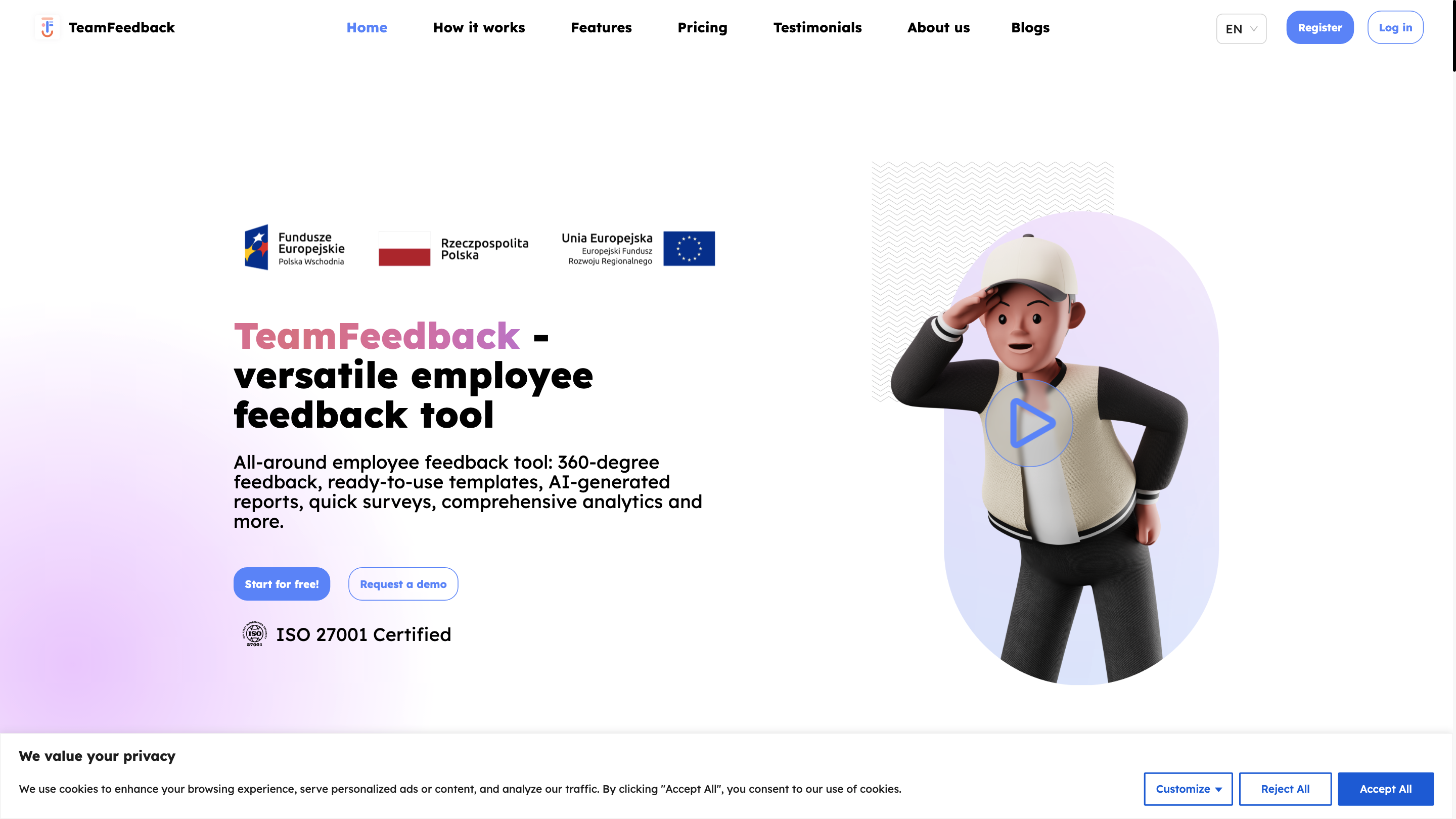 TeamFeedback - employee feedback tool