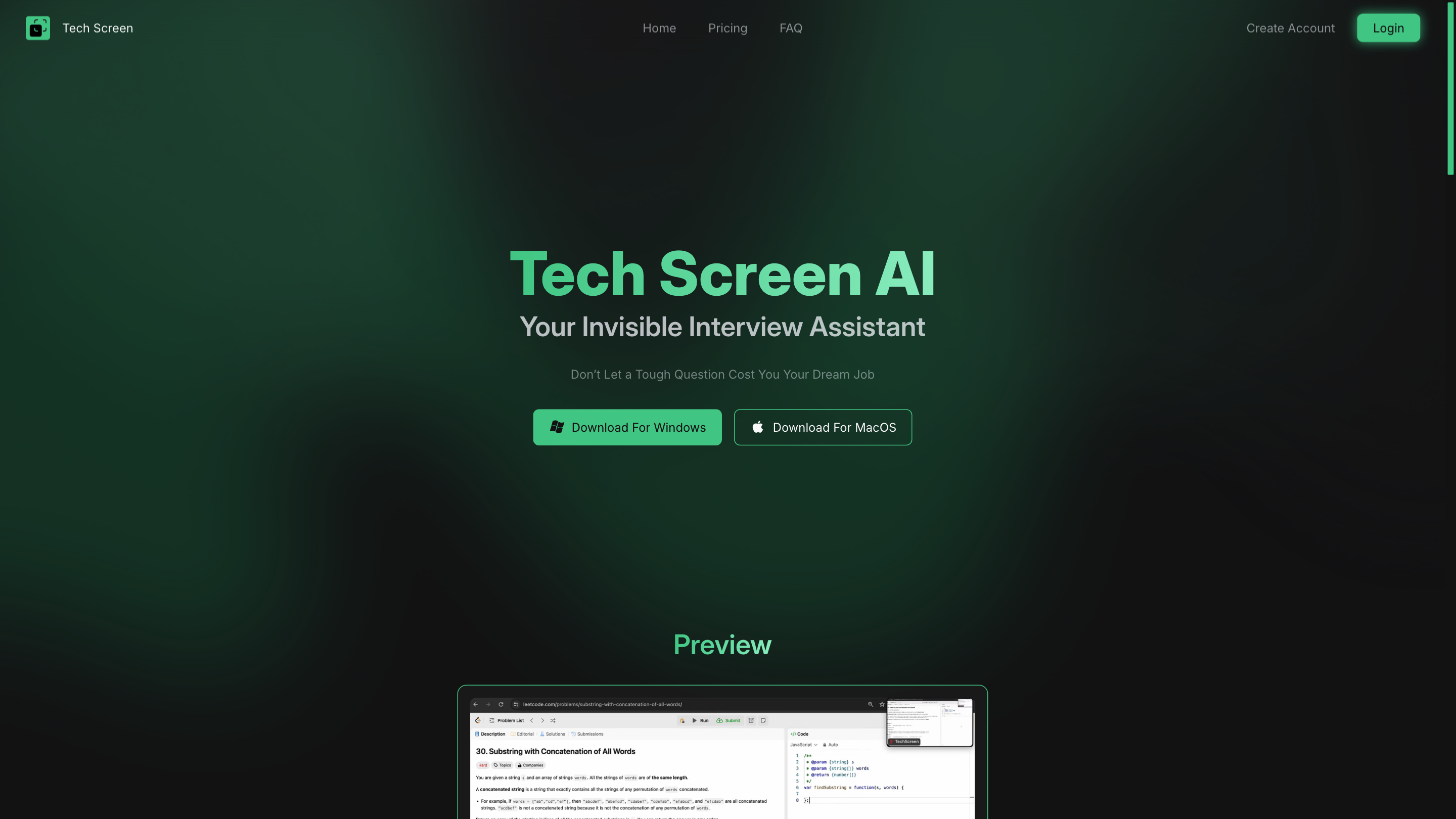 Tech Screen