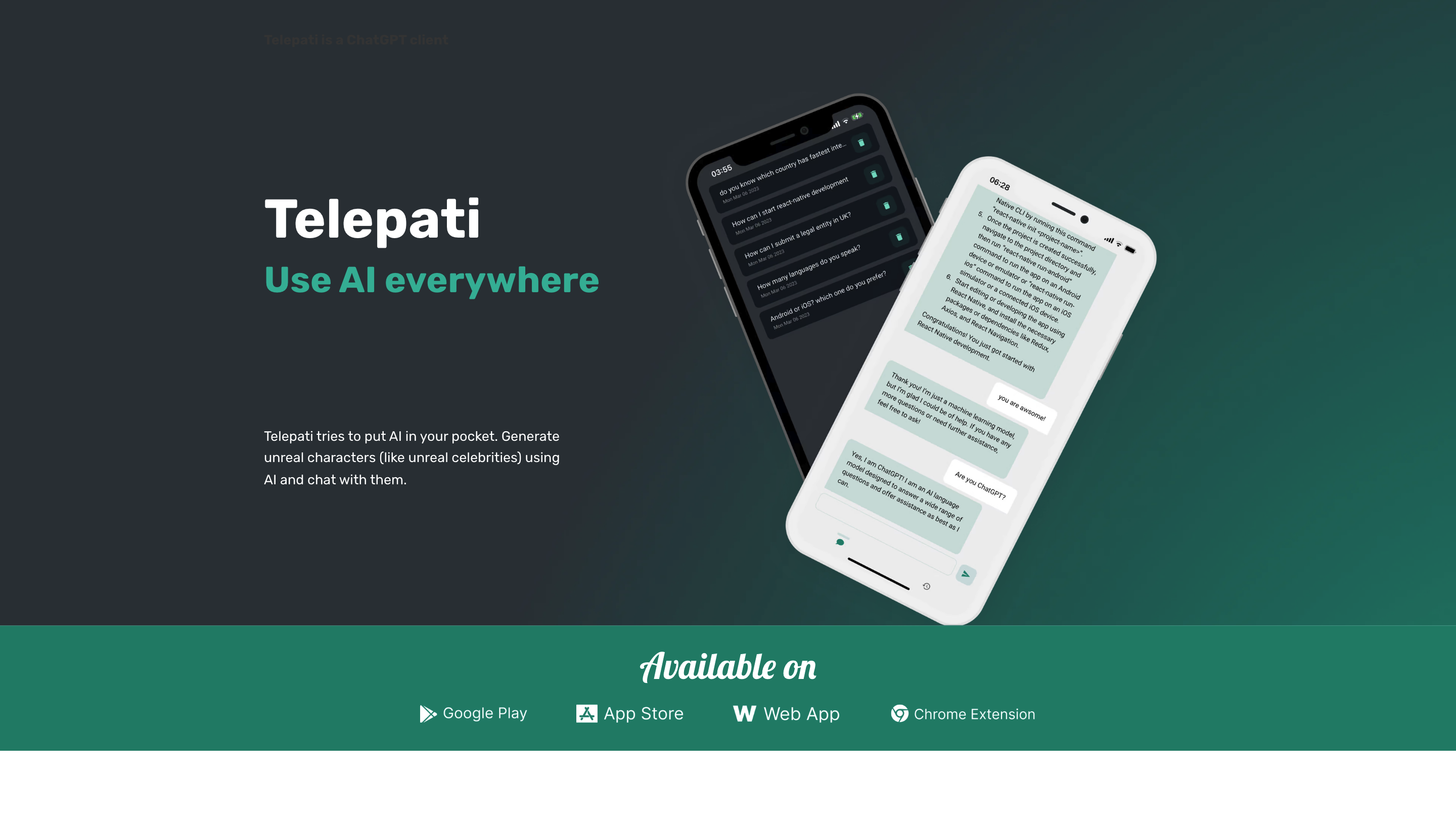 Telepati Mobile Application