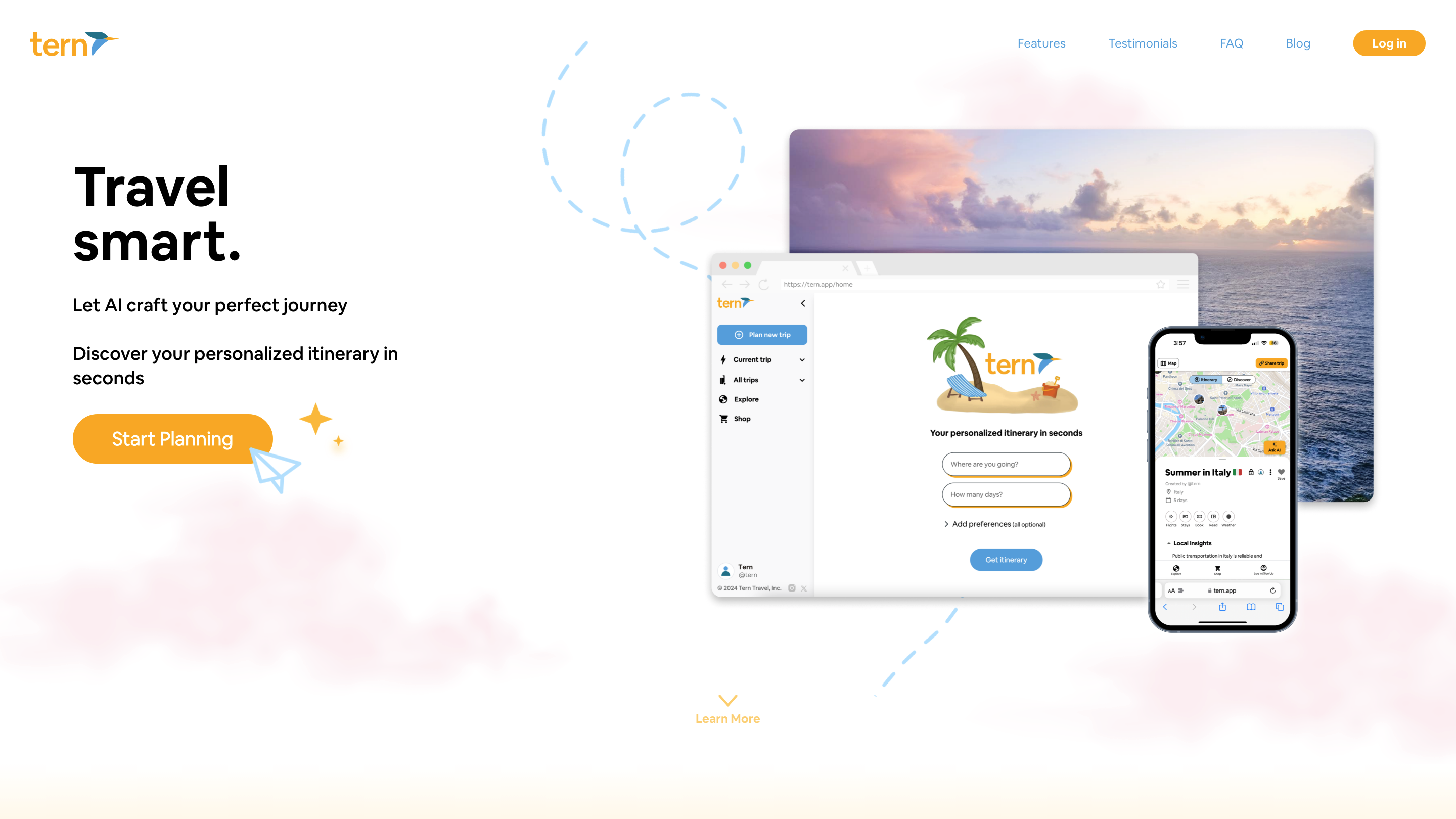 Tern - AI Travel Planner